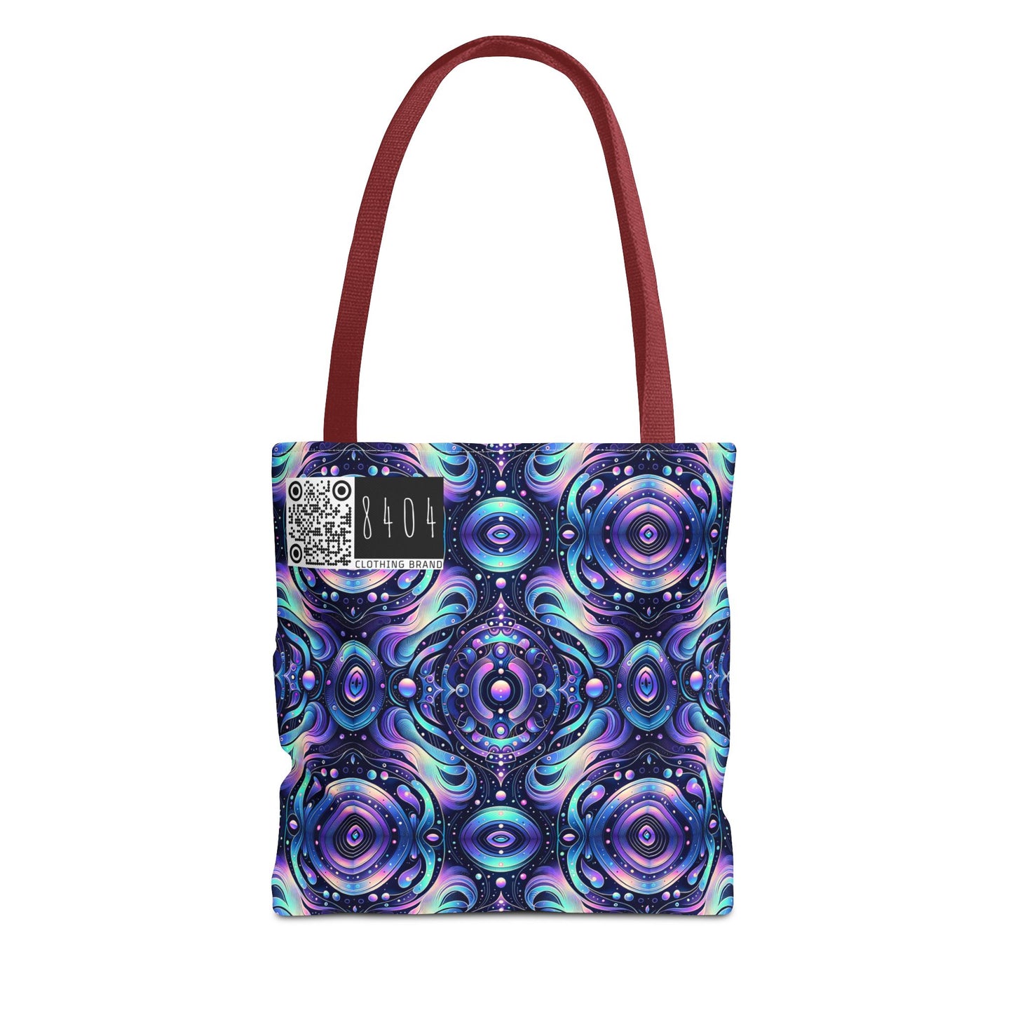 Iridescent Tech Fusion Tech-Forward Streetwear Tote Bag - 8404 Design-62