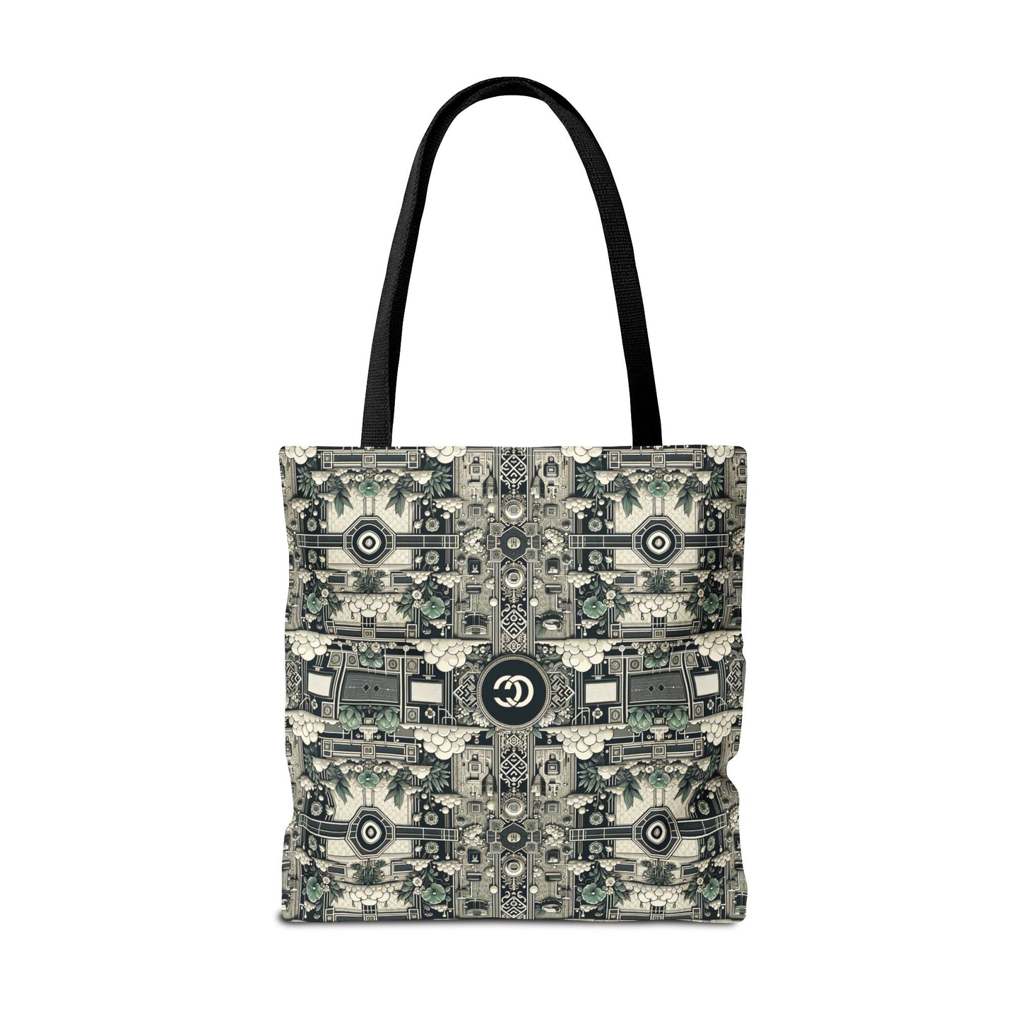 Cyber Garden Party Tech Garden Extravaganza Tote Bag - 8404 Design-54