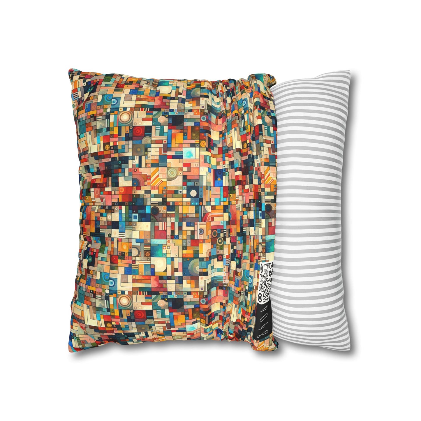 Digital Artistic Expression Artistic Streetwear Faux Suede Square Pillowcase - 8404 Design-46