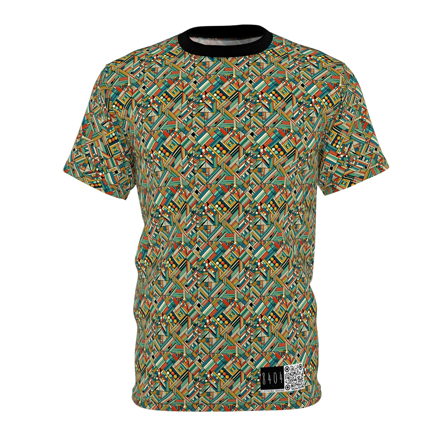 Abstract Graphic Art Modern Artistic Expression Unisex Cut & Sew Tee - 8404 Design-67