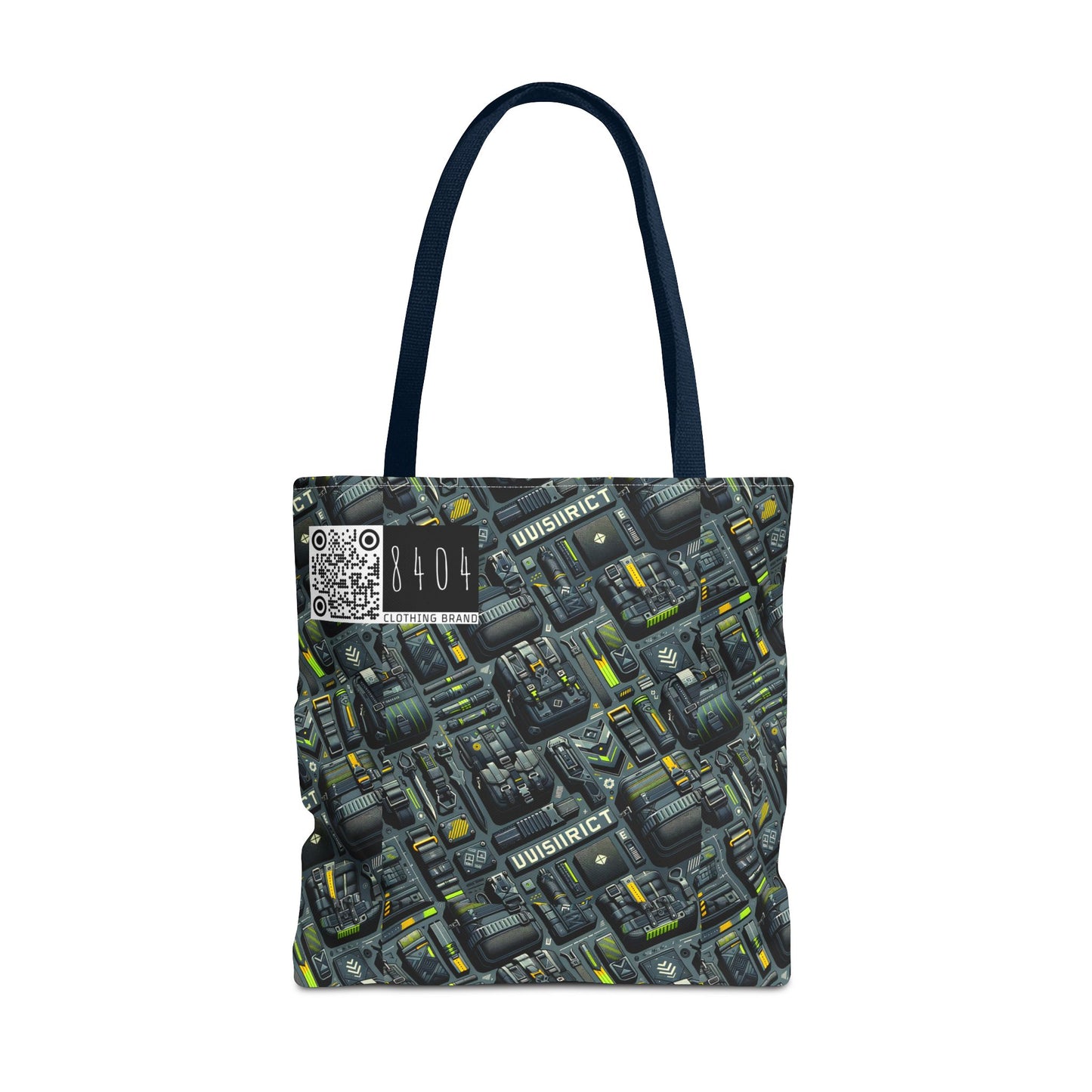 Tech Utility Streetwear Futuristic Tech-Forward Tote Bag - 8404 Design-47