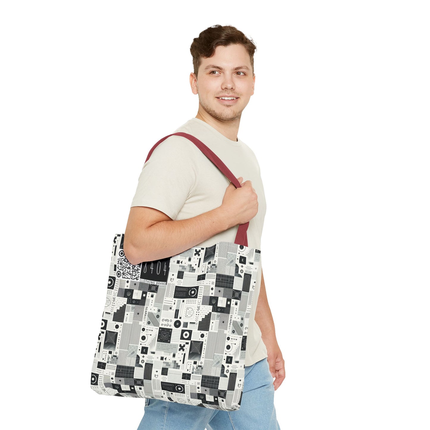 Digital Minimalism Minimalist Tech Tote Bag - 8404 Design-50