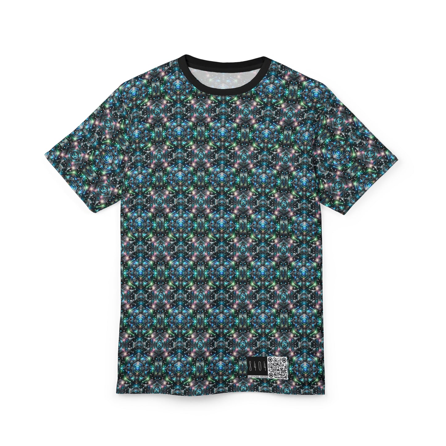 Tech-Infused Futurism Futuristic Tech Unisex Cut & Sew Tee - 8404 Design-63