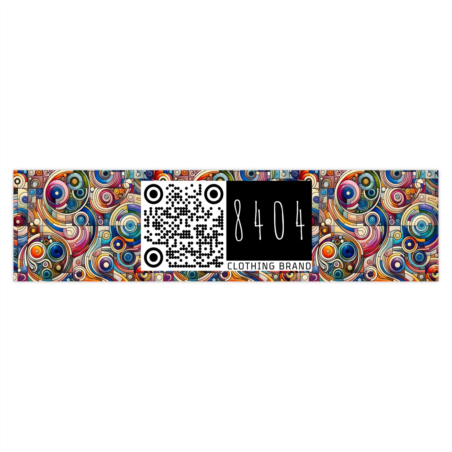 Digital Artistic Expression Artistic Streetwear Bumper Sticker - 8404 Design-49