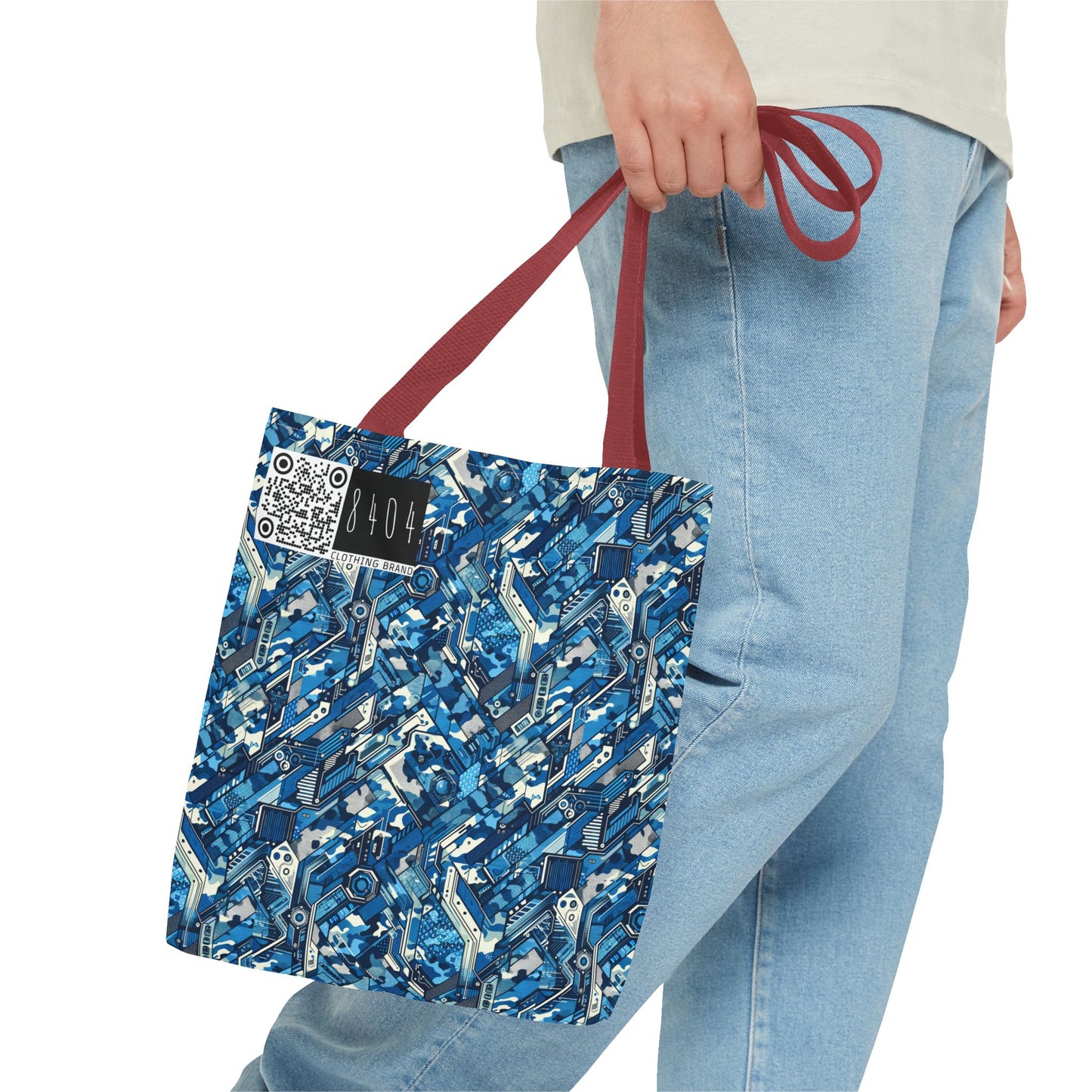 Tech Urban Camo Tech-Forward Streetwear With a Futuristic Military Edge Tote Bag - 8404 Design-39