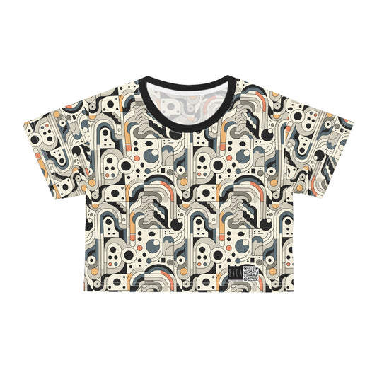 Modern Minimalism Minimalist Tech Crop Tee - 8404 Design-60