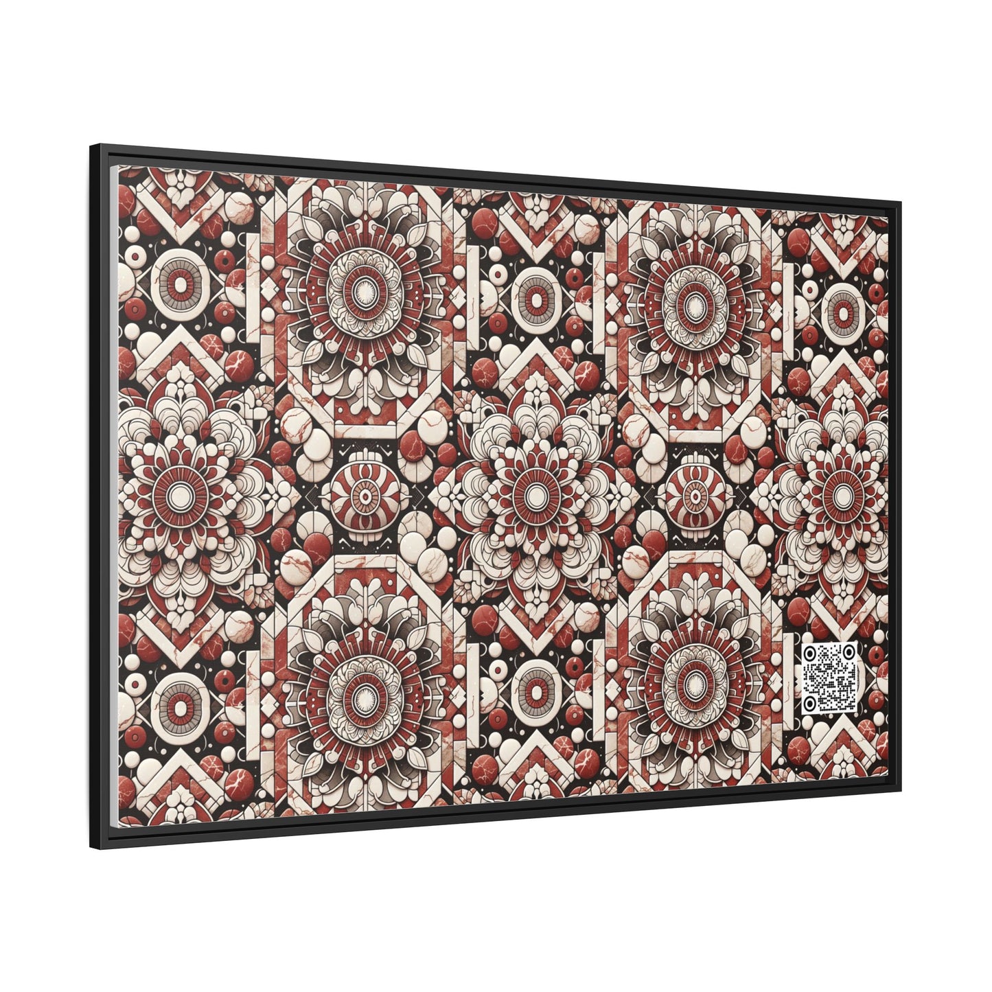 Neo Jomon Sculptural Aesthetics Artisanal Streetwear Matte Canvas, Framed (multi-Color) - 8404 Design-55 A