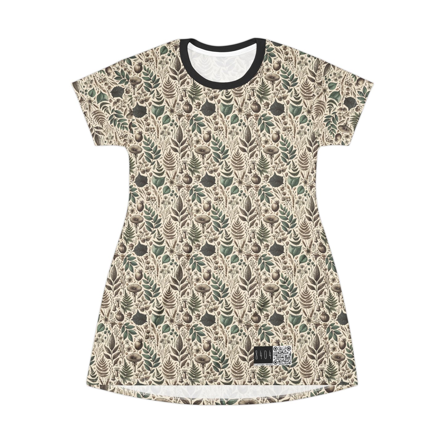 Sustainable Streetwear Modern Eco-Conscious T-Shirt Dress - 8404 Design-57