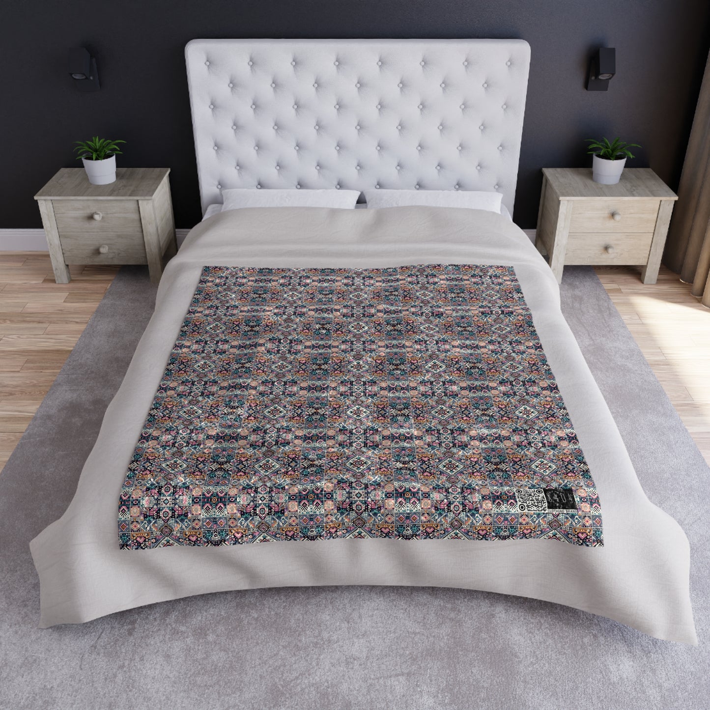 Crushed Velvet Blanket - 8404 Design-01