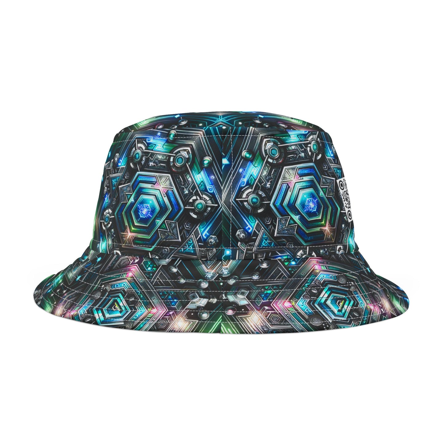 Tech-Infused Futurism Futuristic Tech Bucket Hat - 8404 Design-63