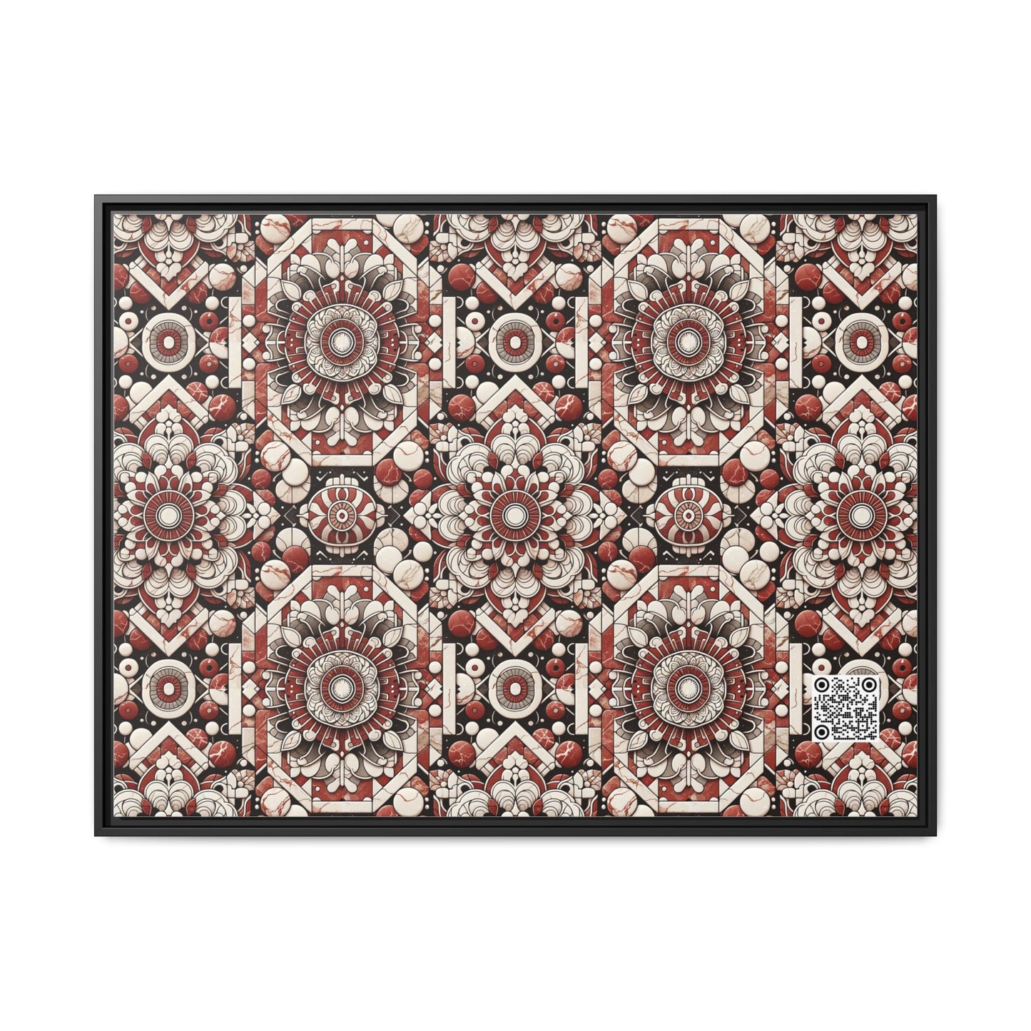 Neo Jomon Sculptural Aesthetics Artisanal Streetwear Matte Canvas, Framed (multi-Color) - 8404 Design-55 A