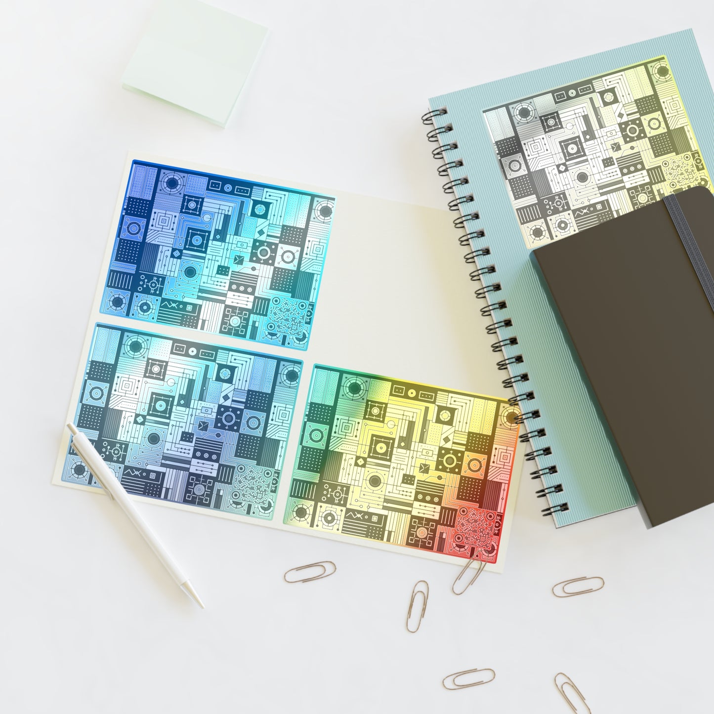 Digital Minimalism Minimalist Tech Sticker Sheets - 8404 Design-48
