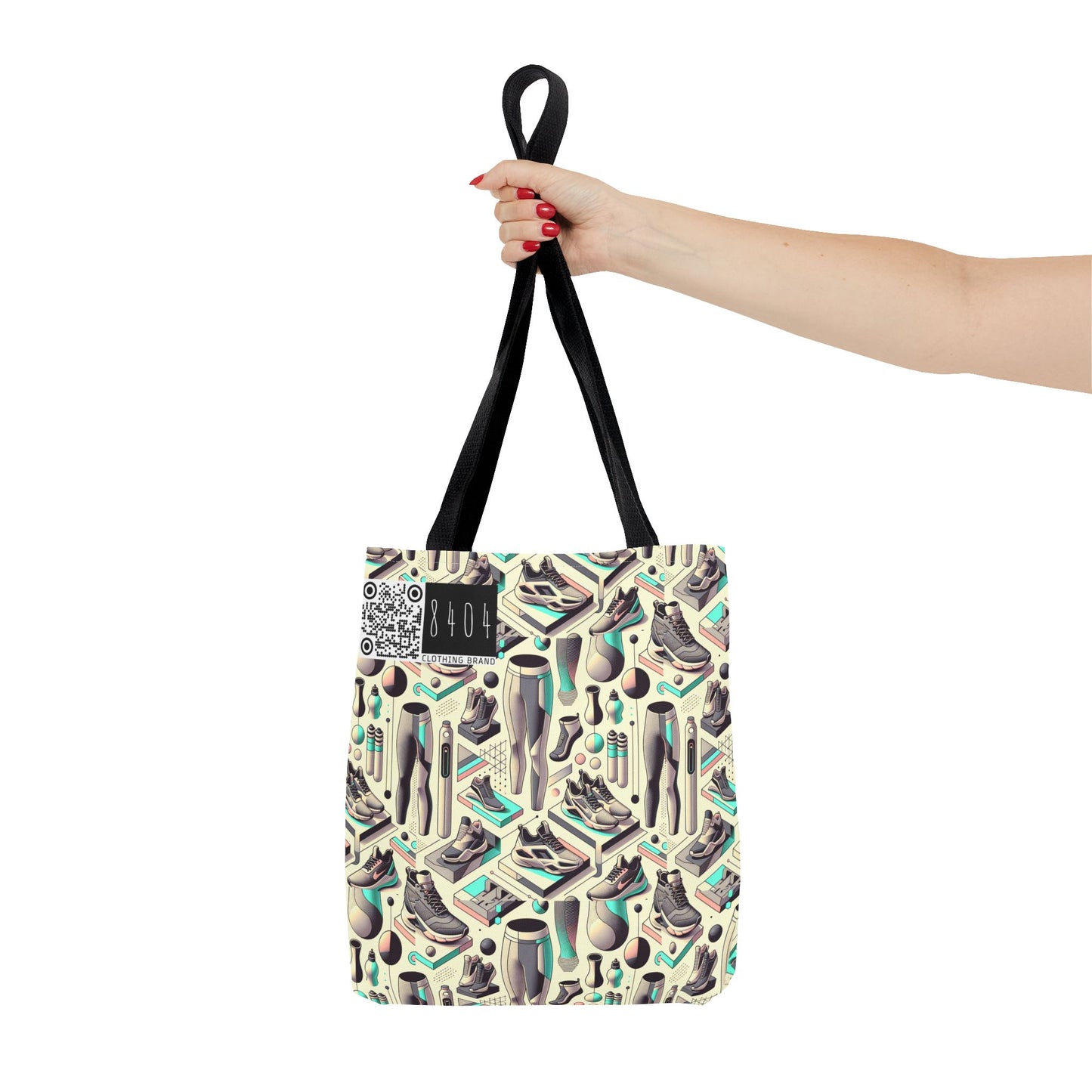 Tech-Infused Athleisure Futuristic Athletic Tech Tote Bag - 8404 Design-44