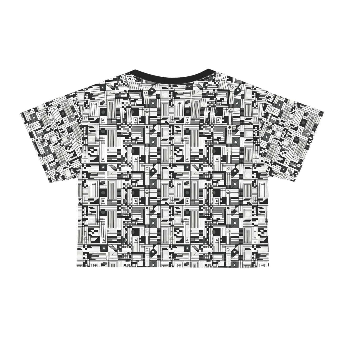 Digital Minimalism Minimalist Tech Crop Tee - 8404 Design-43