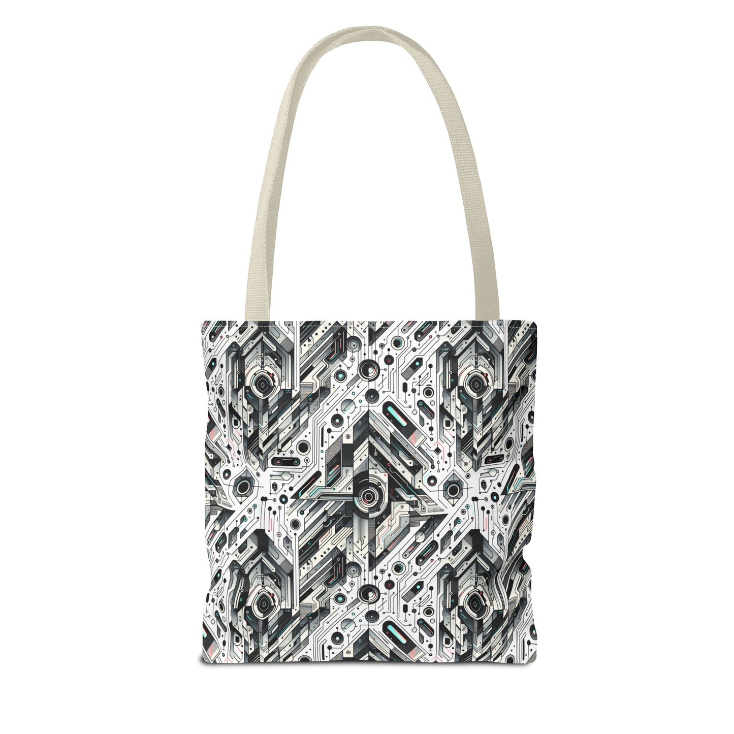 Tech-Infused Streetwear Tech-Forward Minimalism Tote Bag - 8404 Design-51