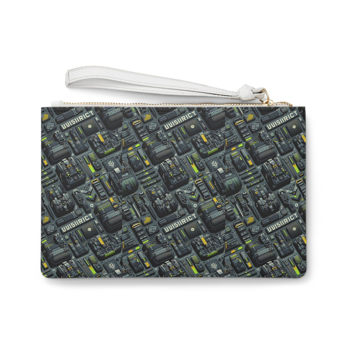 Tech Utility Streetwear Futuristic Tech-Forward Clutch Bag - 8404 Design-47