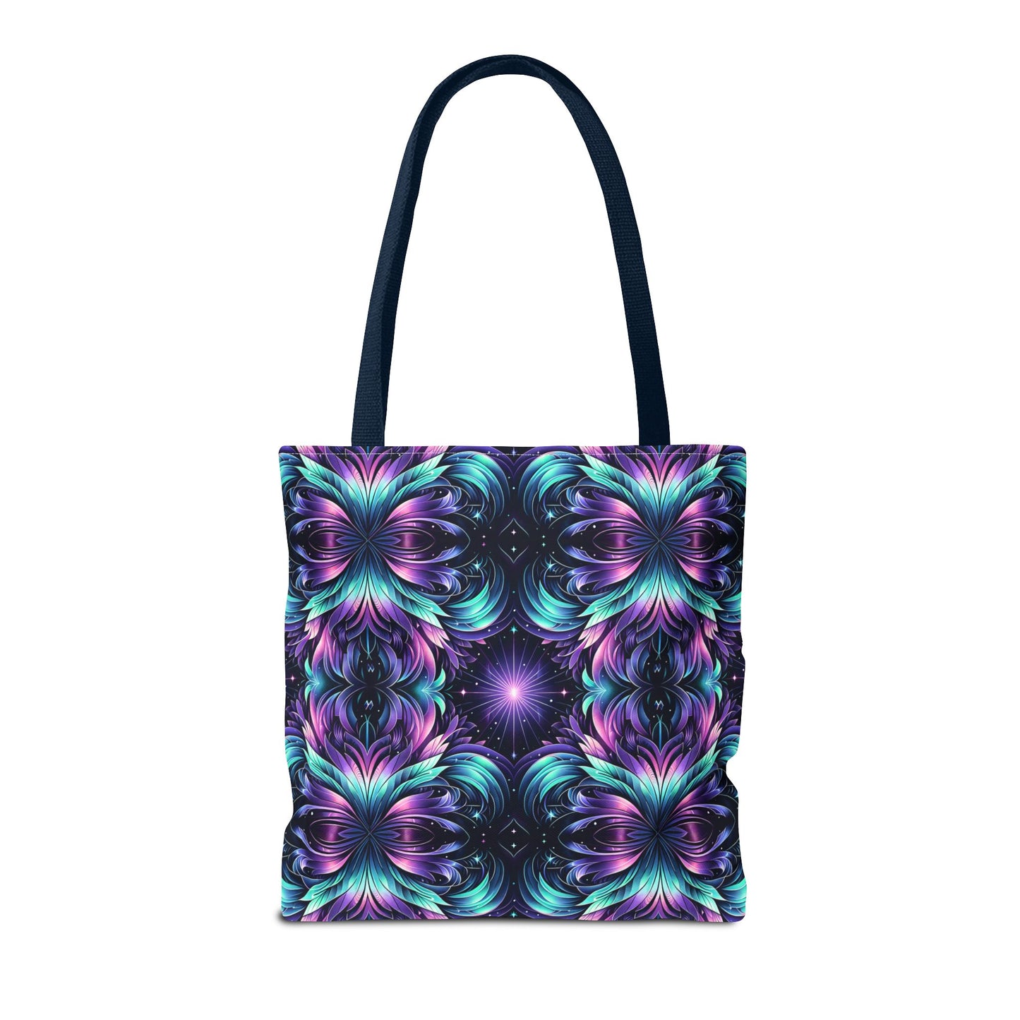 Iridescent Dream Futuristic Tech Tote Bag - 8404 Design-60
