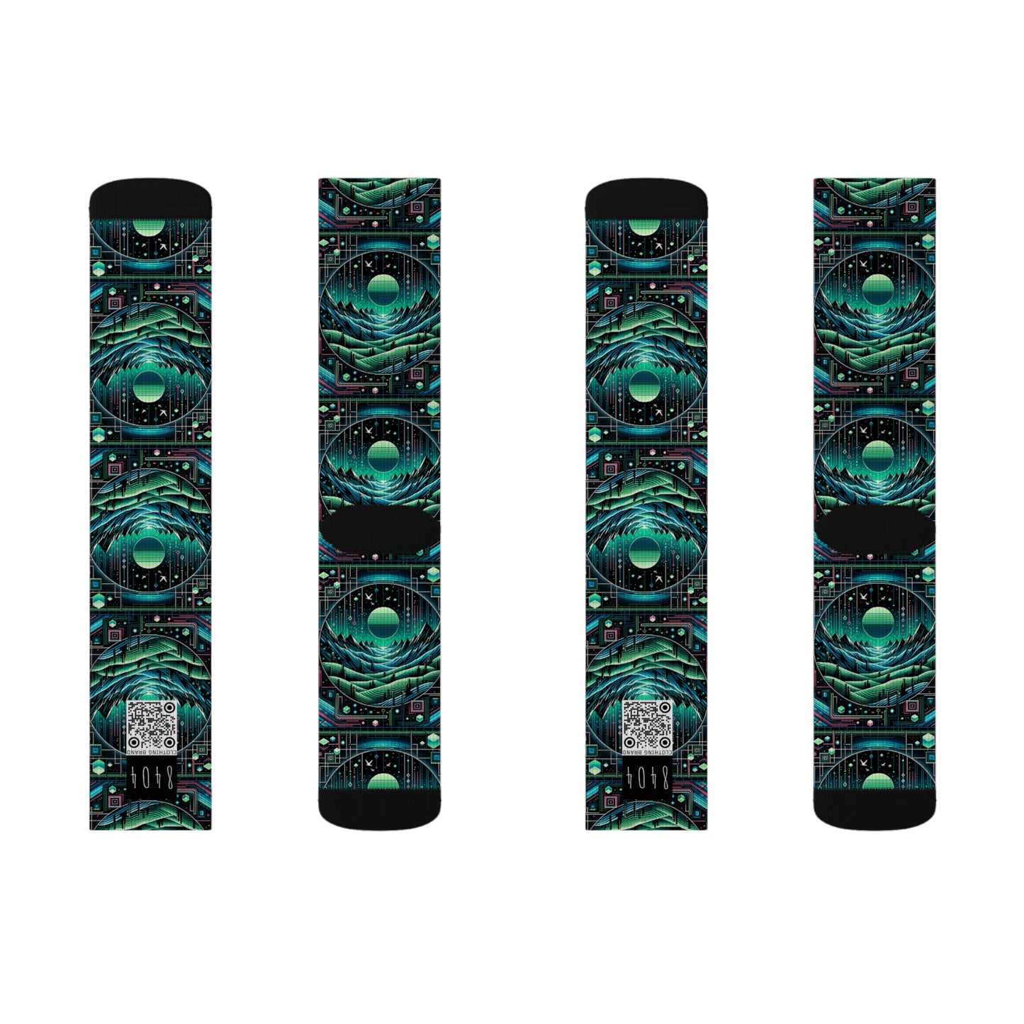 Digital Adventure Graphics Digital Explorer Sublimation Socks - 8404 Design-59