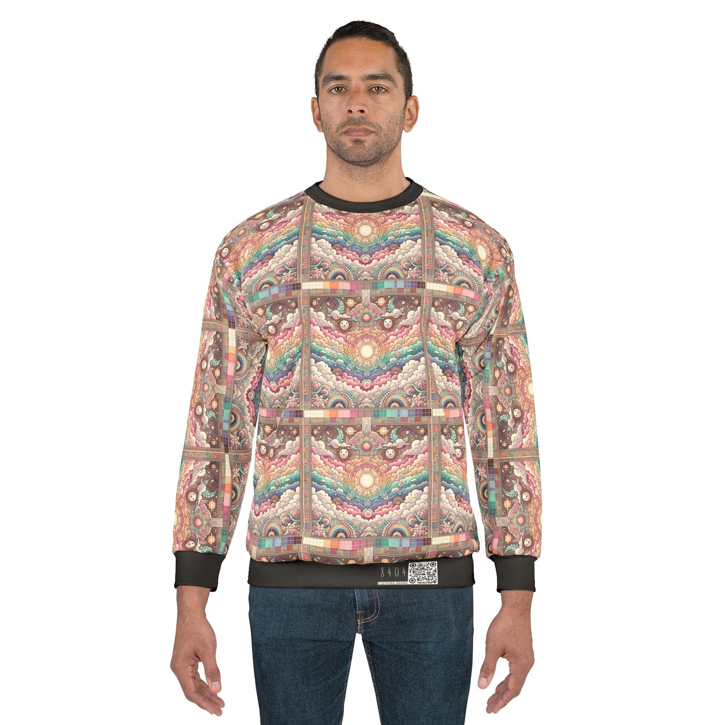 Digital Dreamland Whimsical and Nostalgic Streetwear With a Digital Twist Sweatshirt - 8404 Design-56