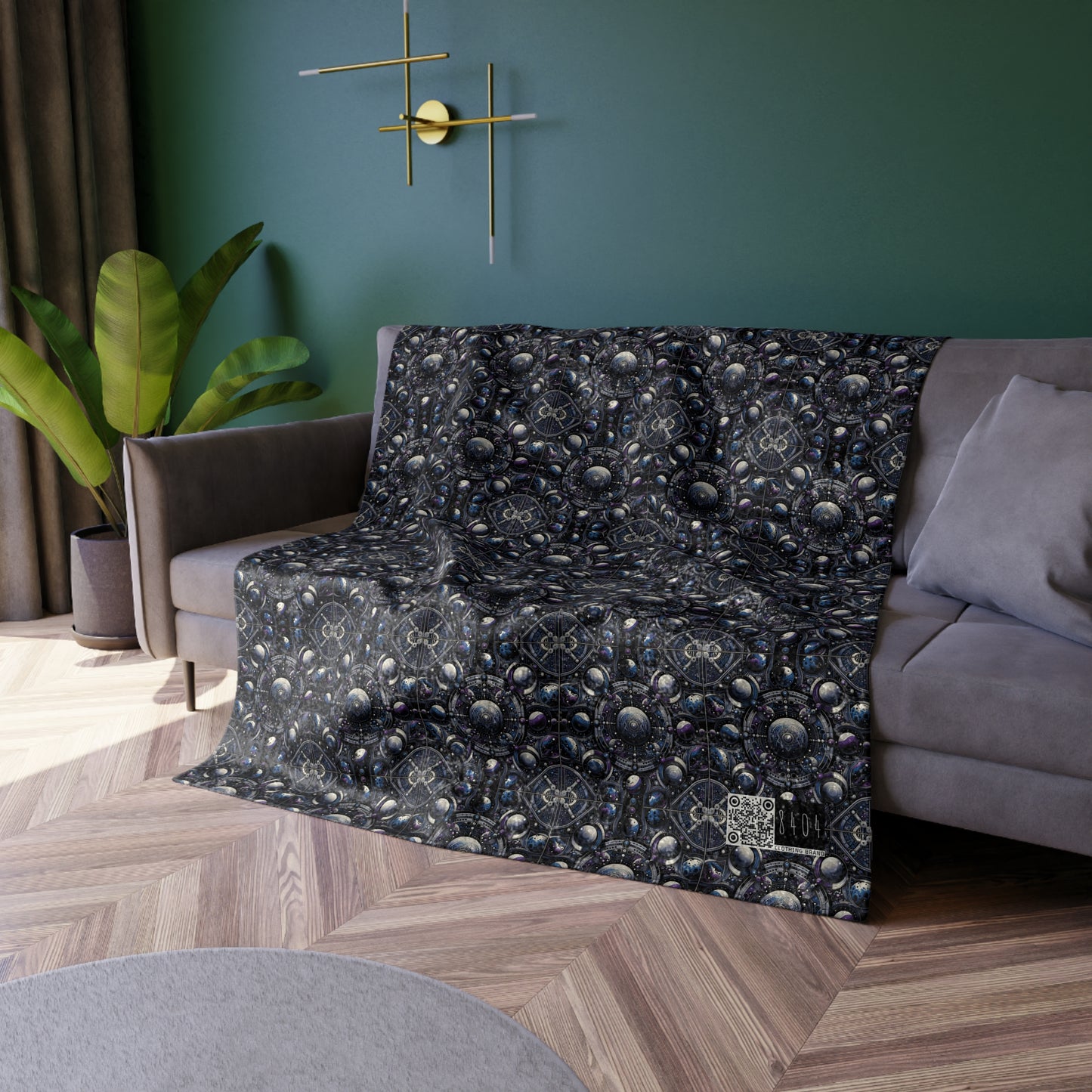 Tech Astronaut Tech-Forward Streetwear Meets Space Exploration Crushed Velvet Blanket - 8404 Design-46
