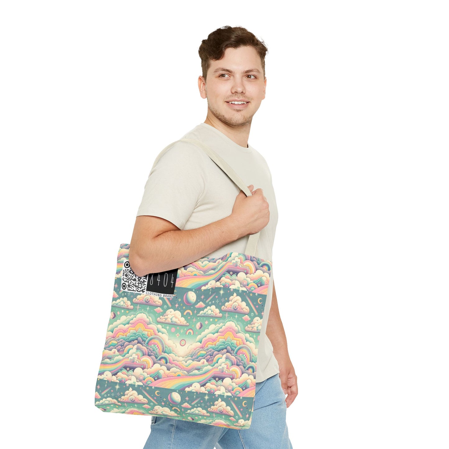 Digital Dreamland Whimsical and Nostalgic Streetwear With a Digital Twist Tote Bag - 8404 Design-65