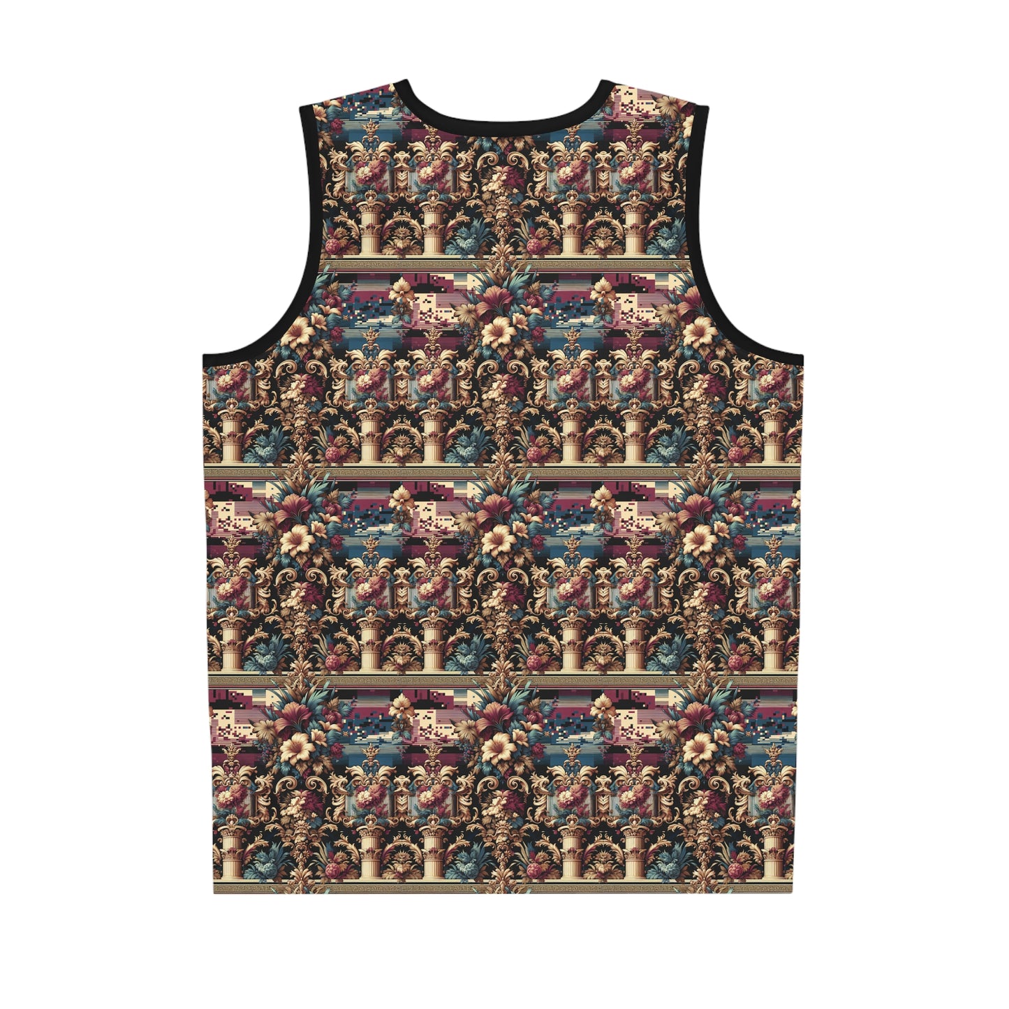 Digital Renaissance Modern Baroque Fusion Basketball Jersey - 8404 Design-58