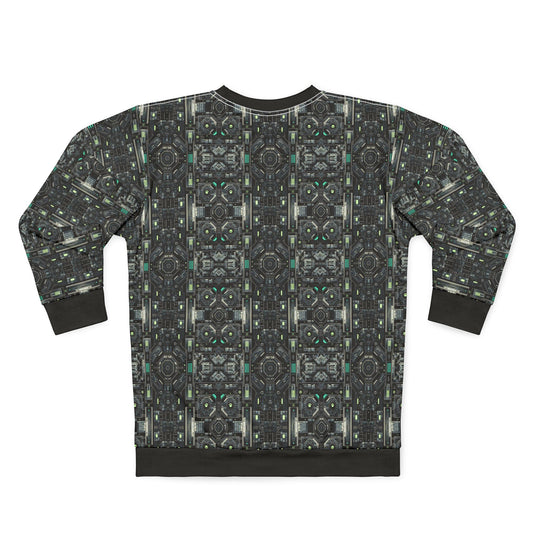 Tech Noir Tech-Forward Minimalism Sweatshirt - 8404 Design-52