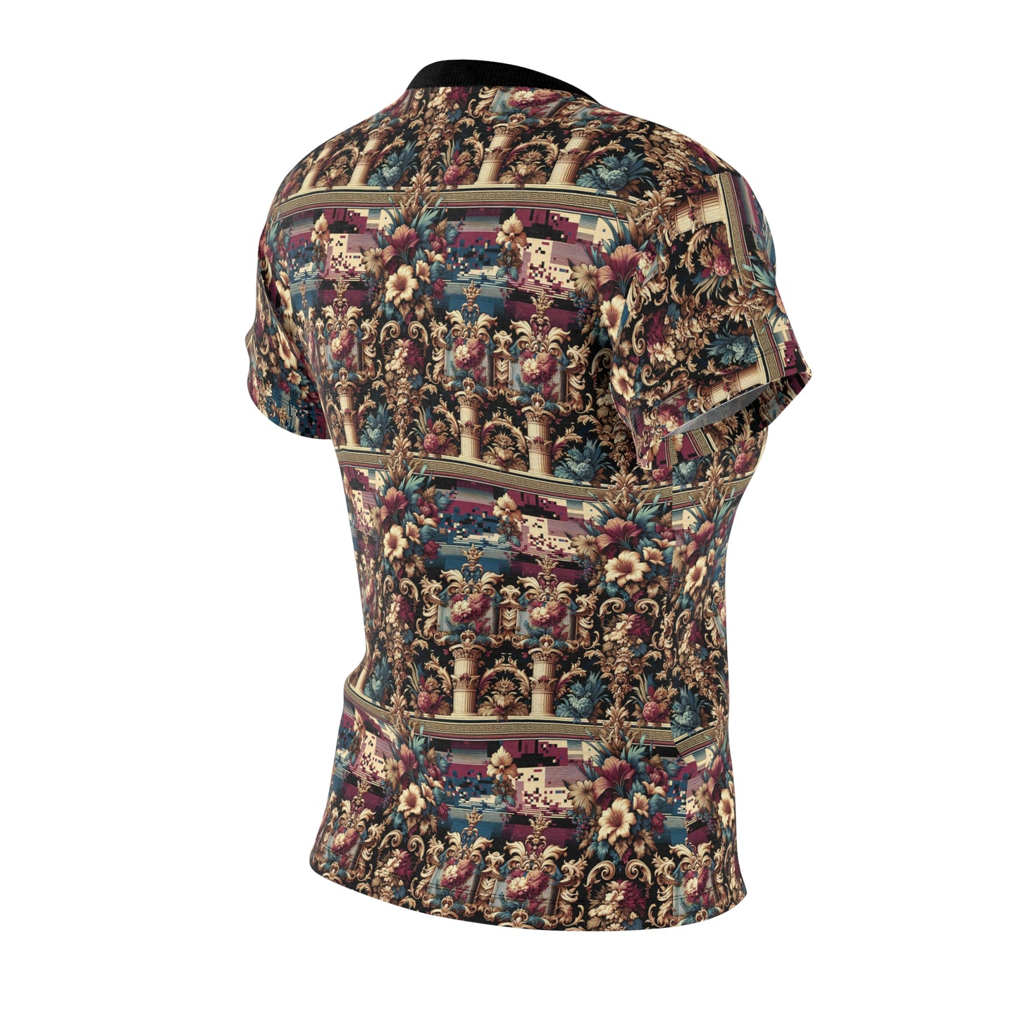 Digital Renaissance Modern Baroque Fusion Women's Cut & Sew Tee - 8404 Design-58