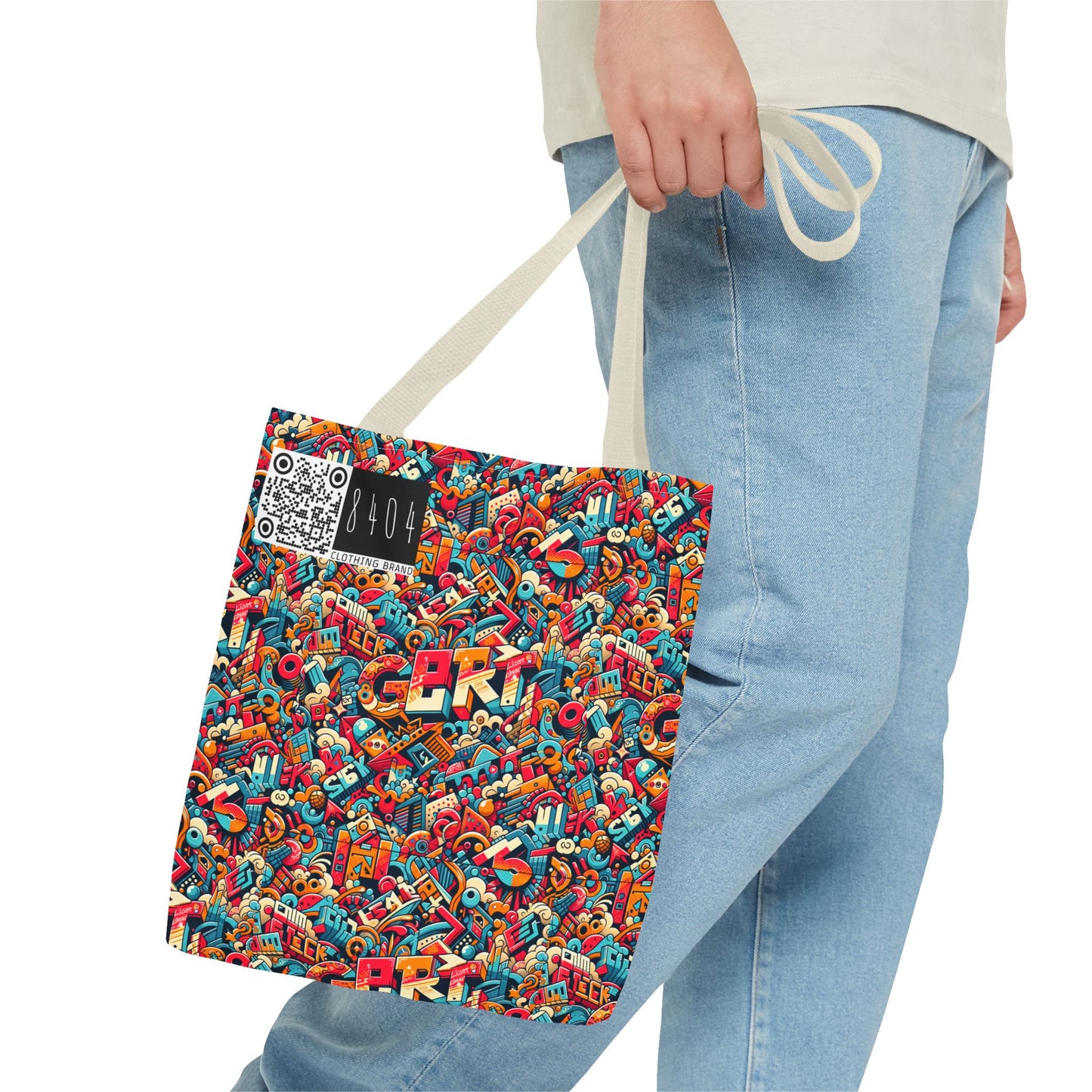 Neo-Traditional Street Art Modern Street Art Fusion Tote Bag - 8404 Design-58