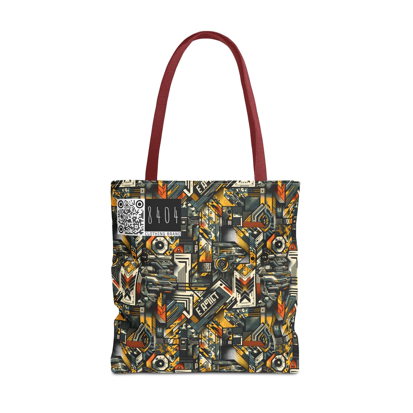 Digital Punk Futuristic Grunge Tote Bag - 8404 Design-49