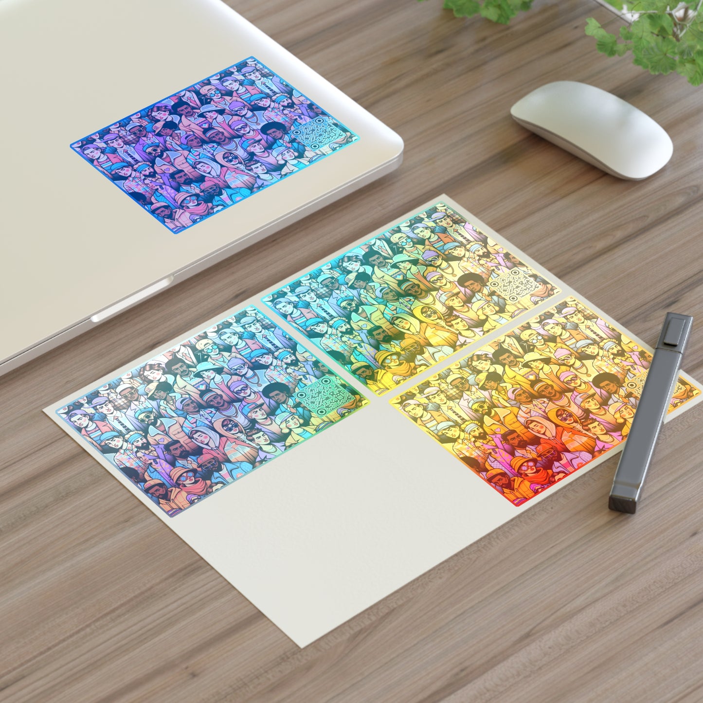 Digital Retro Aesthetics Nostalgic Yet Vibrant Streetwear With a Modern Twist Sticker Sheets - 8404 Design-58
