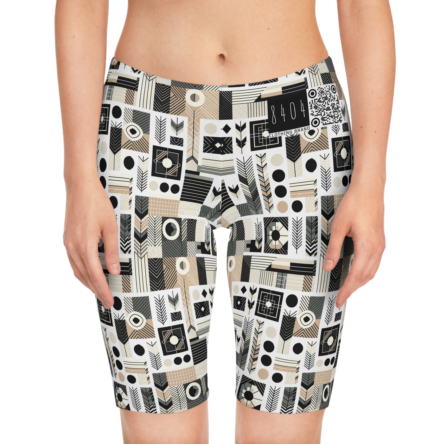 Elevated Athleisure Modern Sophistication With Sporty Elements Women's Bike Shorts - 8404 Design-57