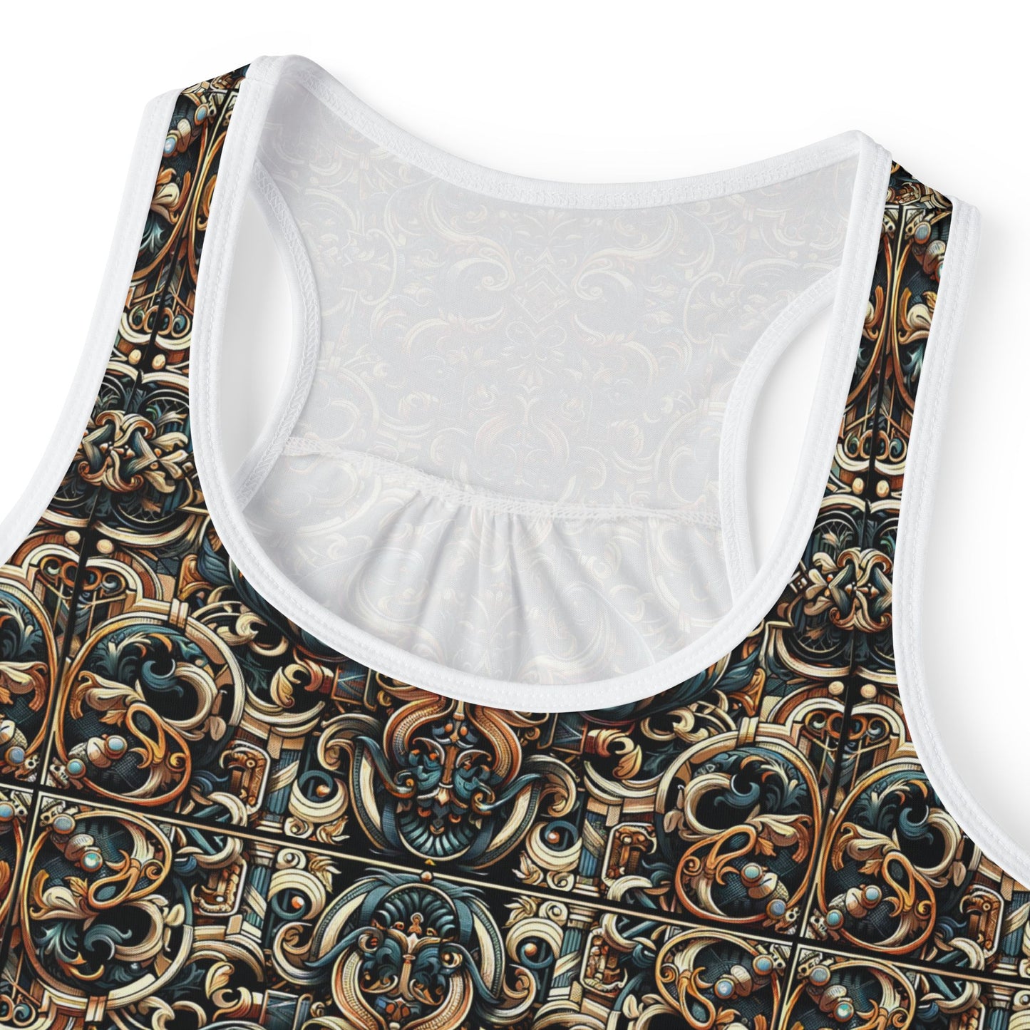 Urban Renaissance Historical Fusion With Street Edge Women's Tank Top - 8404 Design-59
