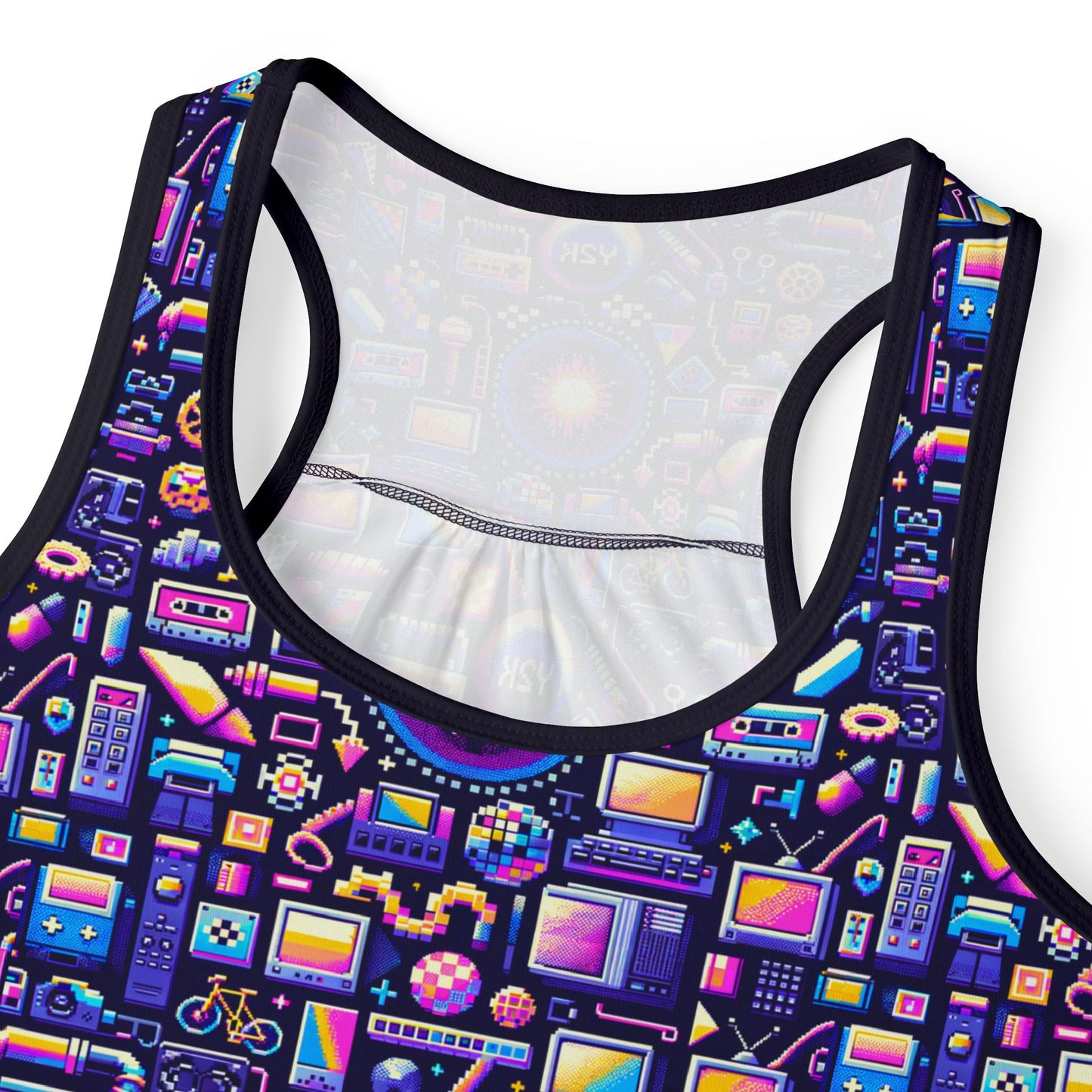 Digital Nostalgia Modern Retro Fusion Women's Tank Top - 8404 Design-64