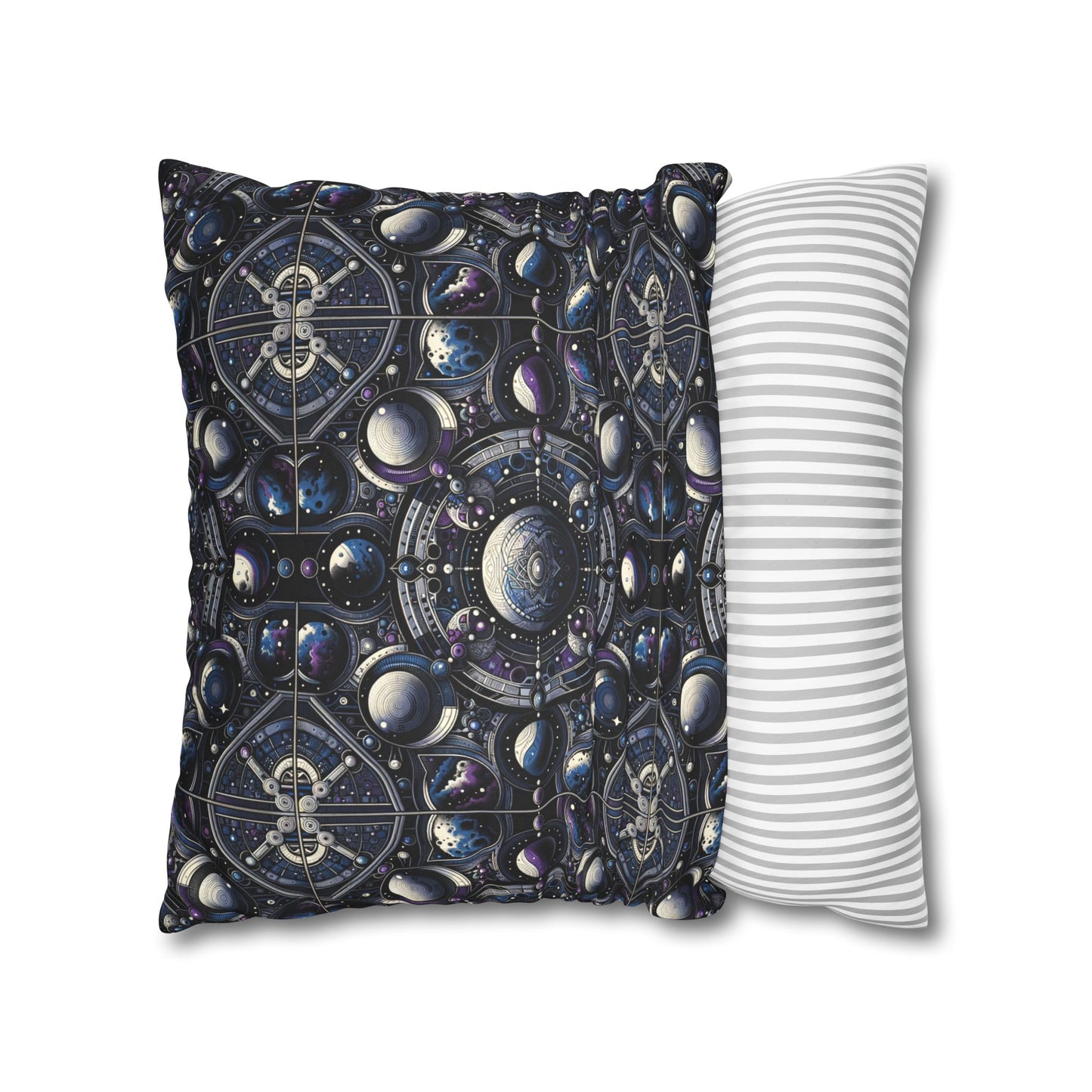 Tech Astronaut Tech-Forward Streetwear Meets Space Exploration Faux Suede Square Pillowcase - 8404 Design-46