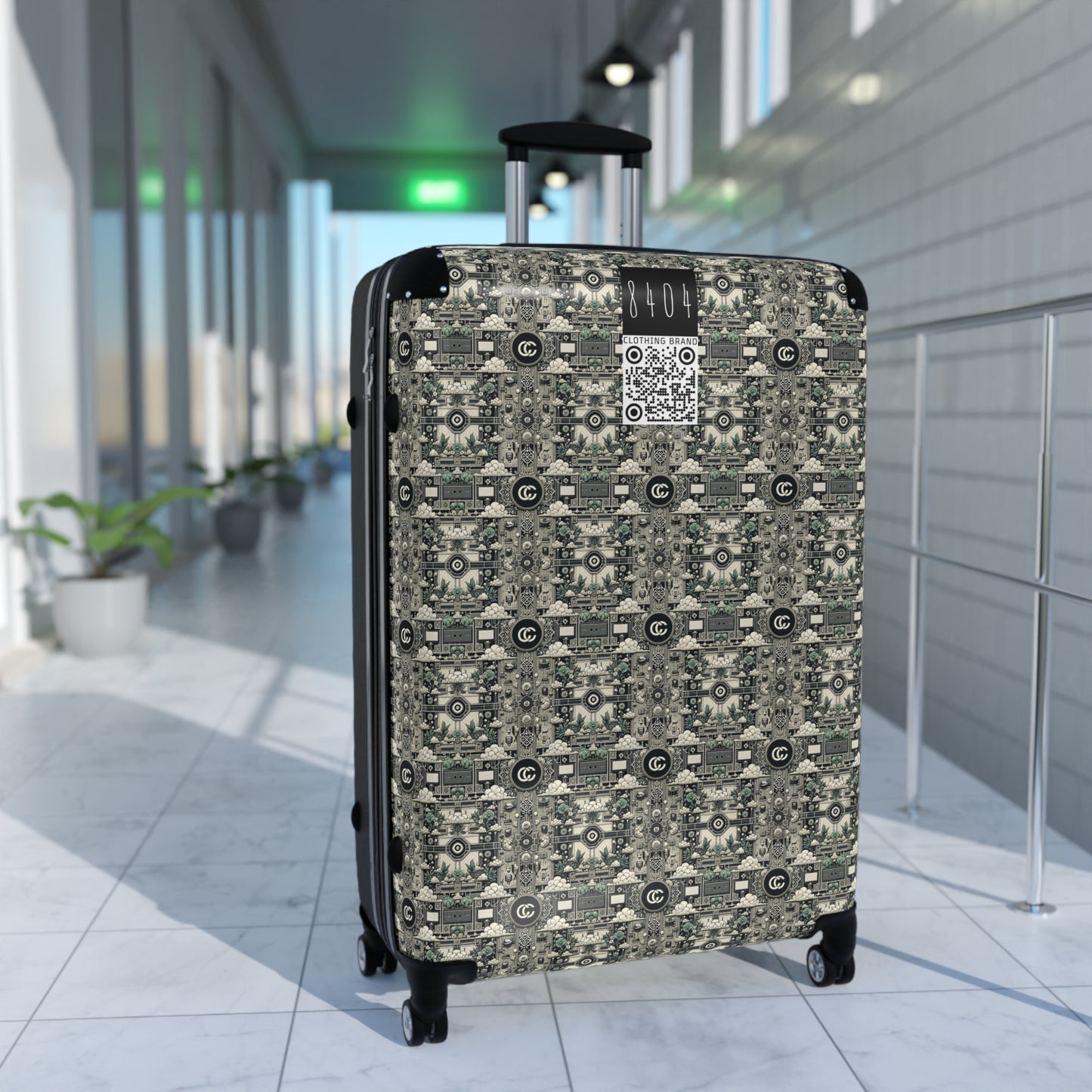 Cyber Garden Party Tech Garden Extravaganza Suitcase - 8404 Design-54