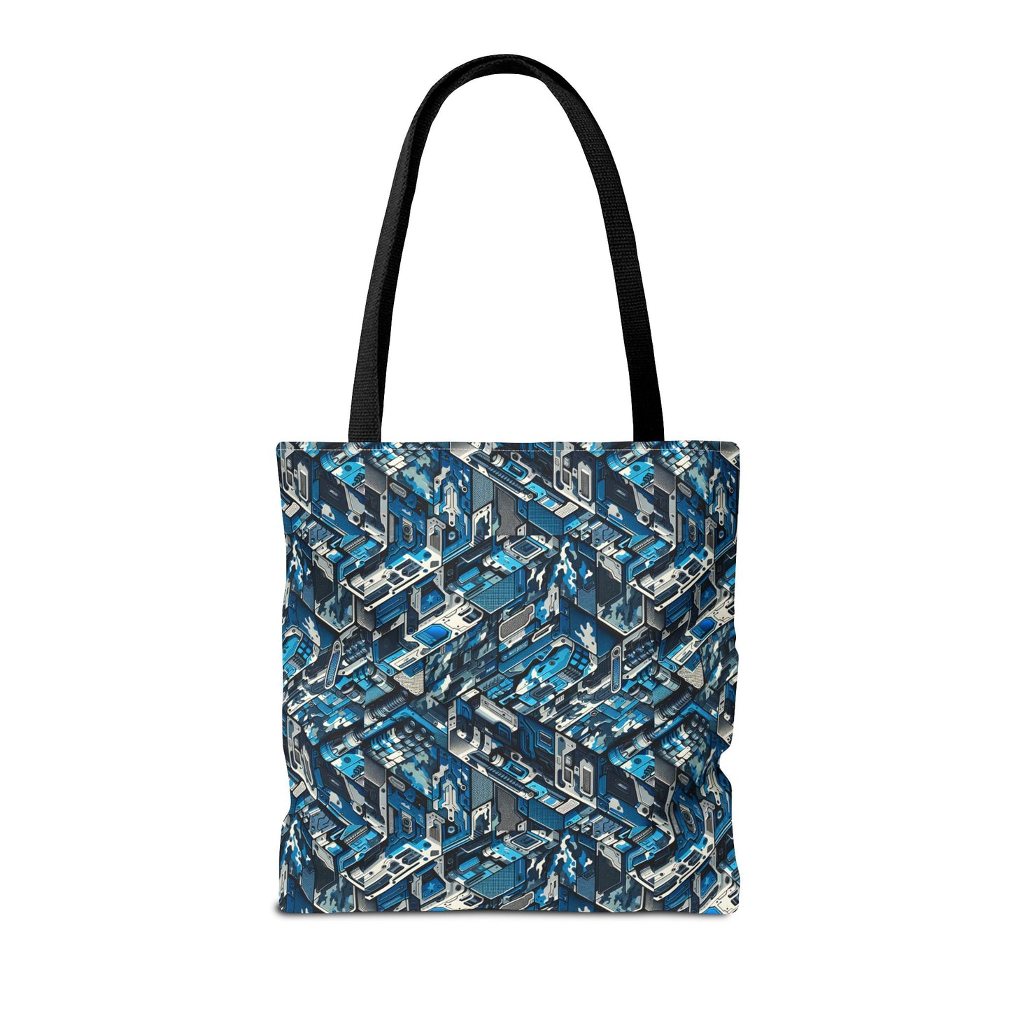 Tech Urban Camo Tech-Forward Streetwear With a Futuristic Military Edge Tote Bag - 8404 Design-51