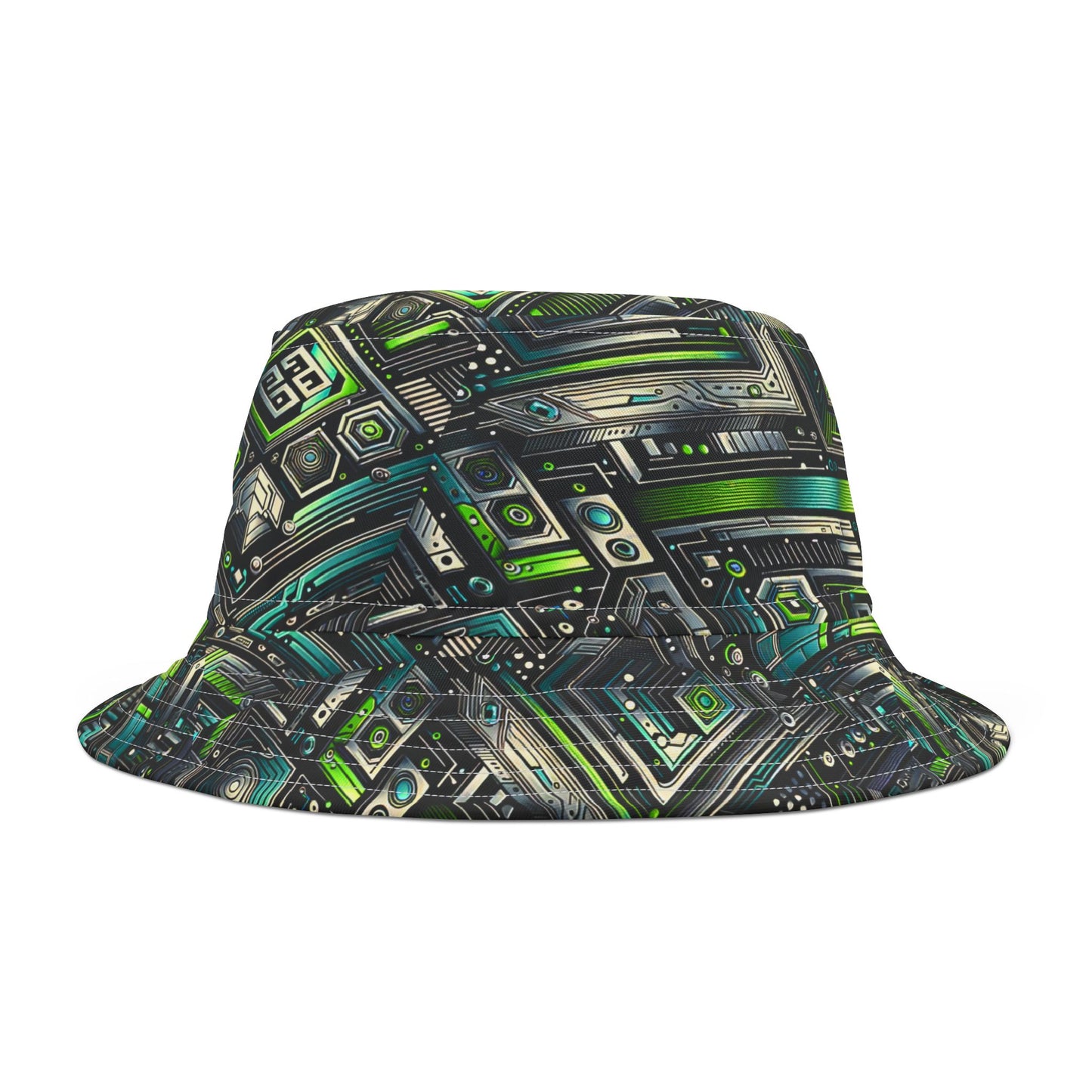 Tech-Infused Streetwear Tech-Forward Minimalism With Bold Digital Prints Bucket Hat - 8404 Design-52