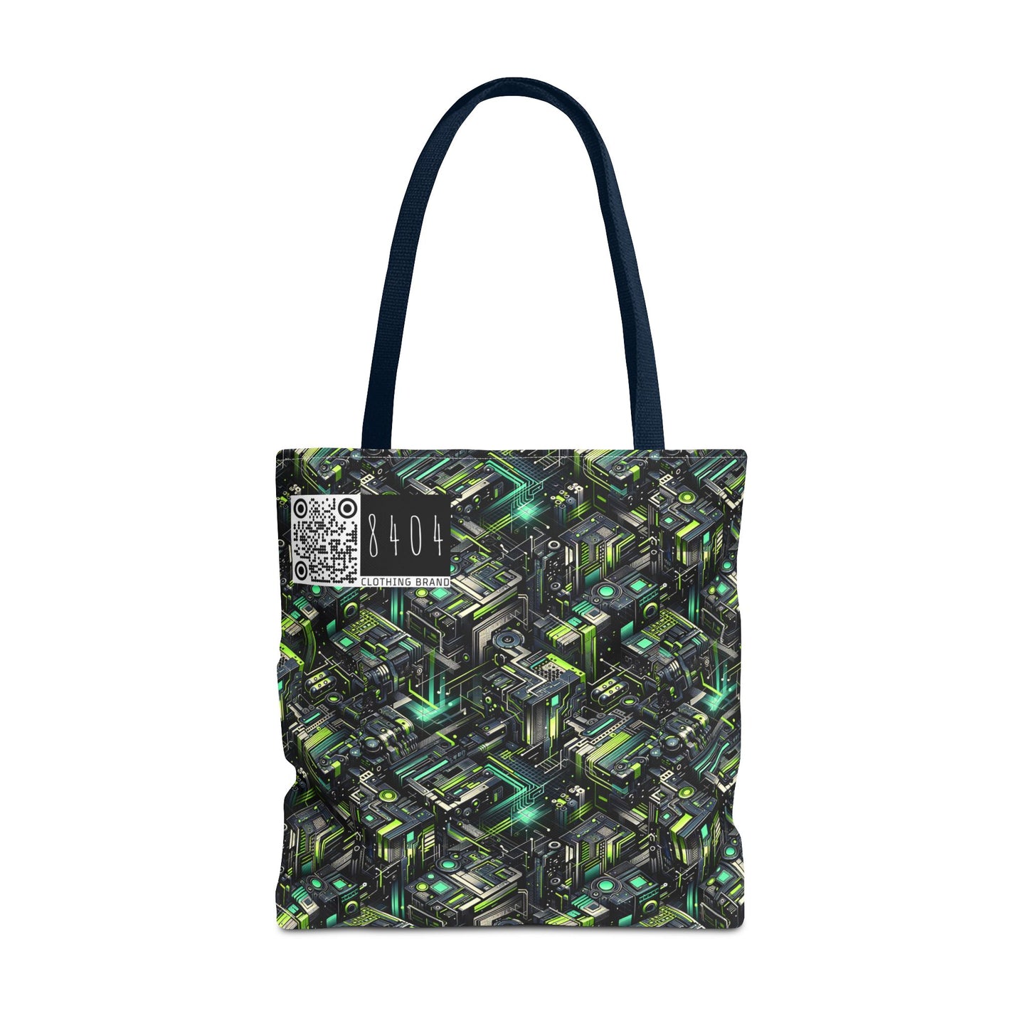 Tech-Infused Graphics Tech-Forward Streetwear Tote Bag - 8404 Design-47