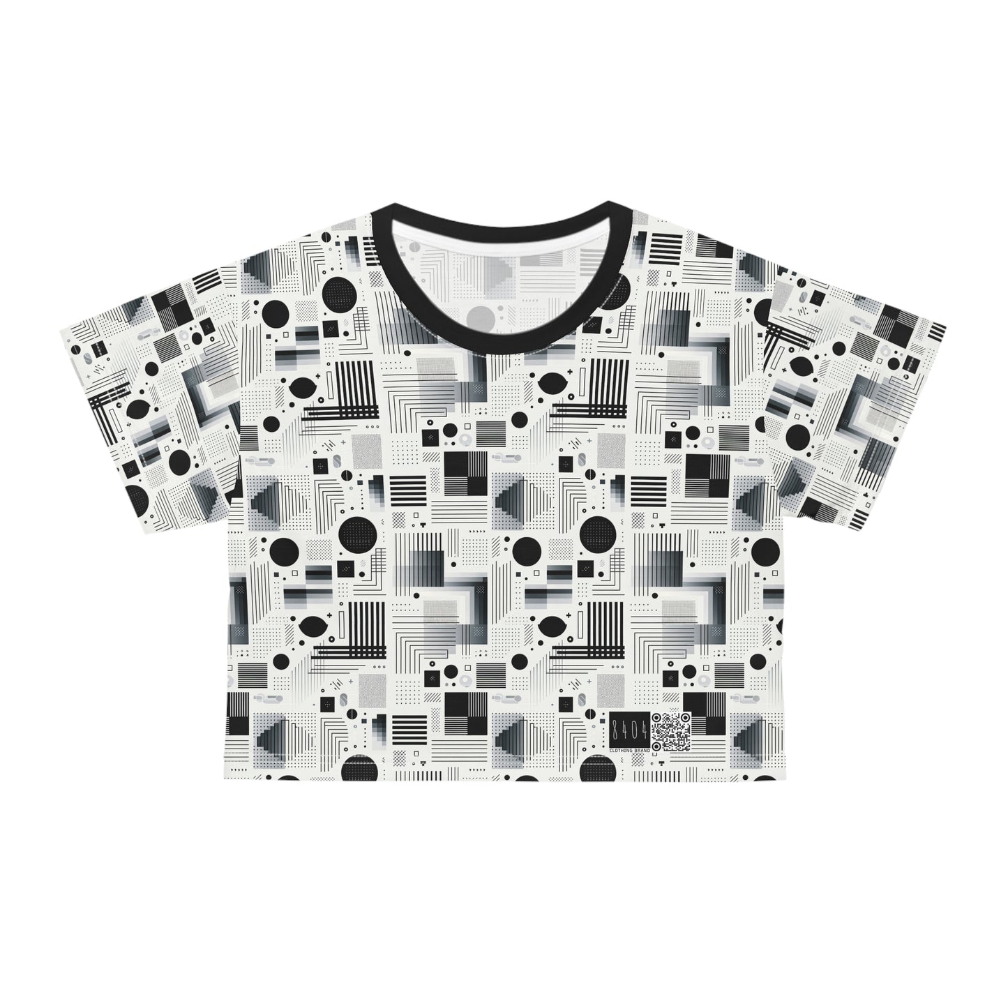 Digital Minimalism Minimalist Tech Crop Tee - 8404 Design-60