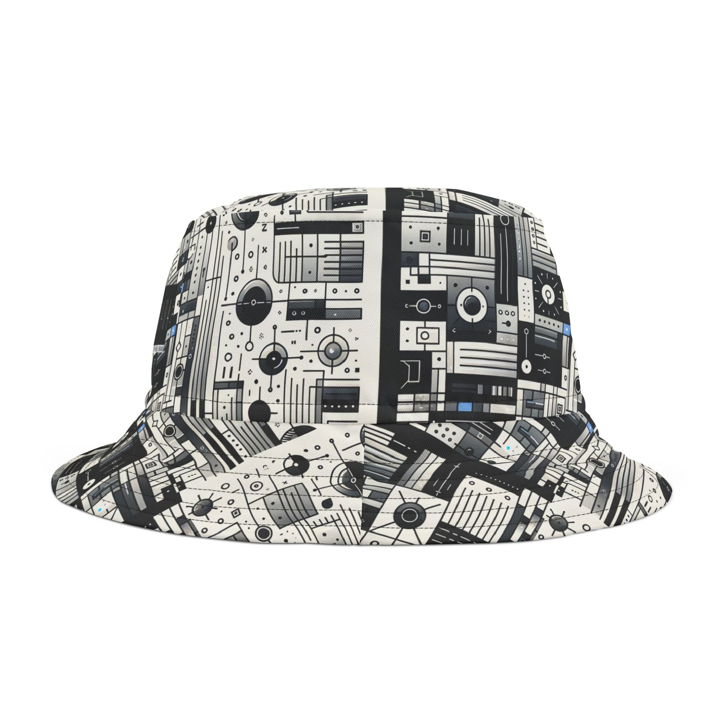 Digital Minimalism Minimalist Tech Bucket Hat - 8404 Design-66