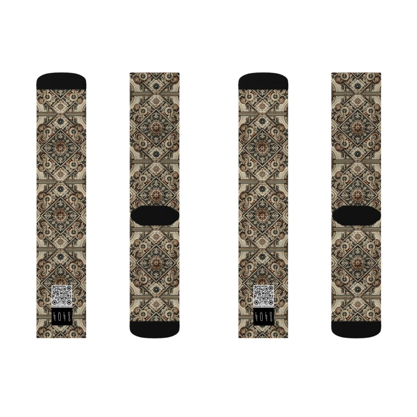 Graphic Workwear Capsule Artisanal Workwear Fusion Sublimation Socks - 8404 Design-61