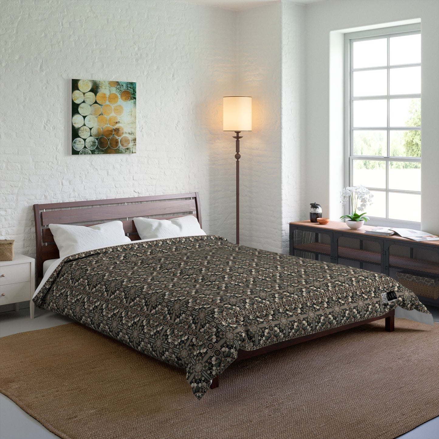 Cyber Garden Party Tech Garden Extravaganza Comforter - 8404 Design-66