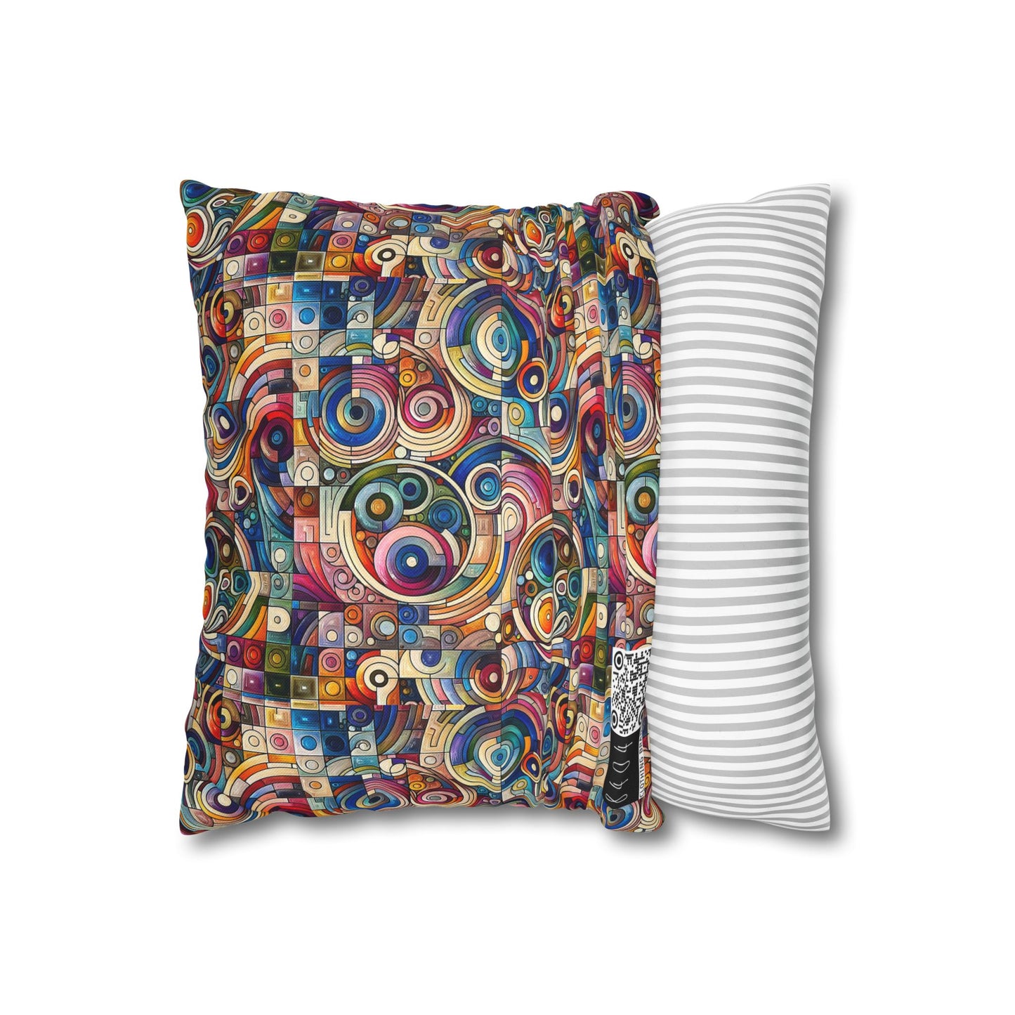 Digital Artistic Expression Artistic Streetwear Spun Polyester Square Pillowcase - 8404 Design-49