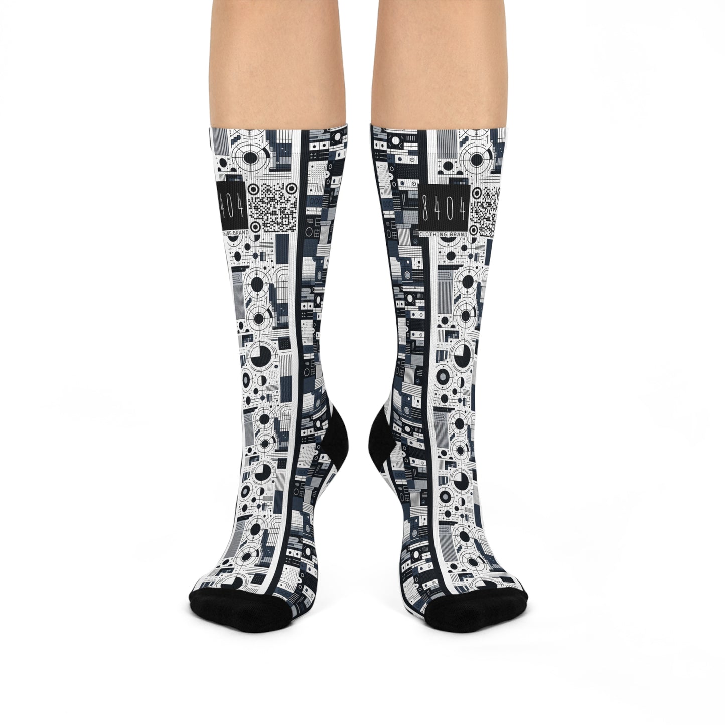 Minimalist Athleisure Minimalist Tech Cushioned Crew Socks - 8404 Design-54