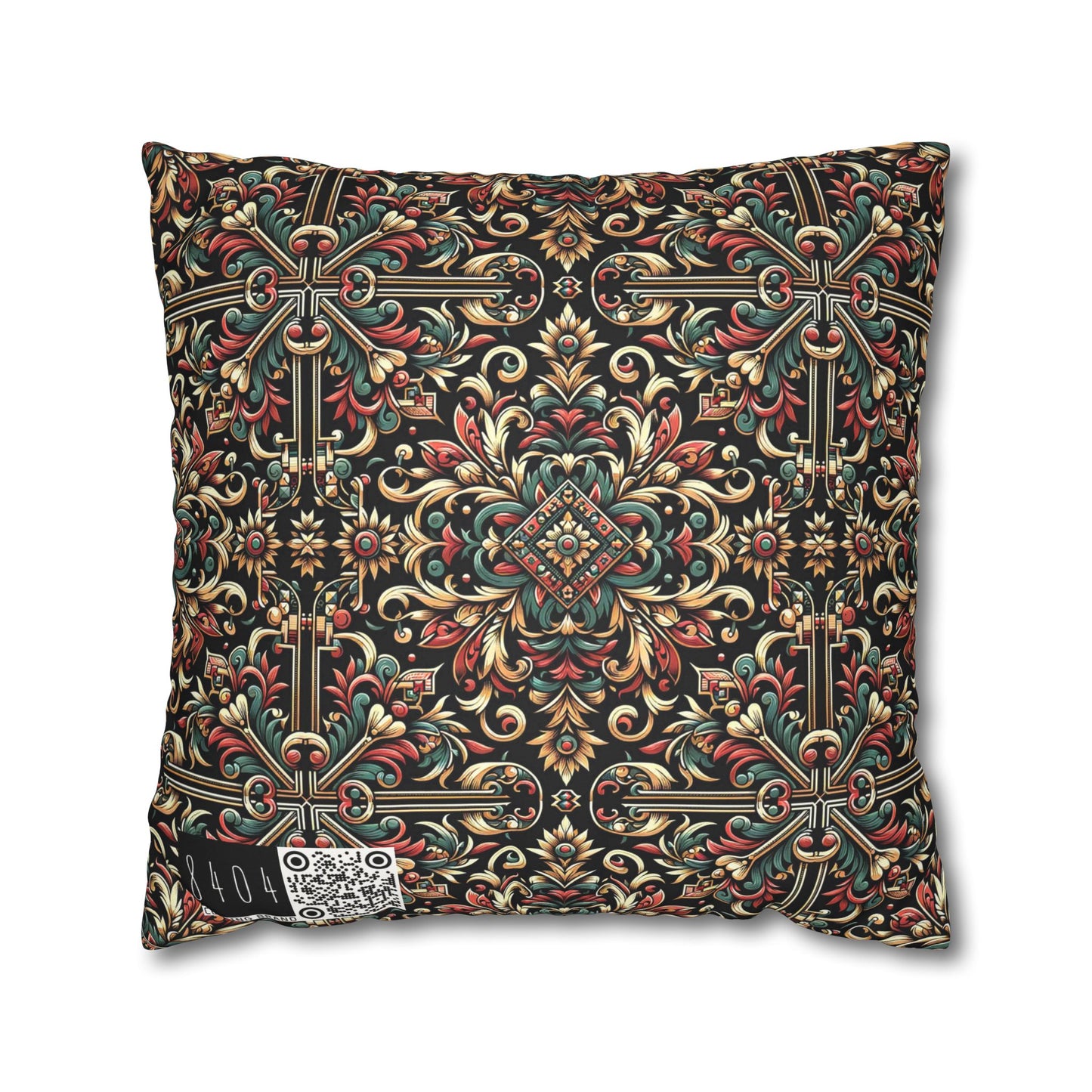 Streetwear Renaissance Artistic Clash of Old and New Faux Suede Square Pillowcase - 8404 Design-46