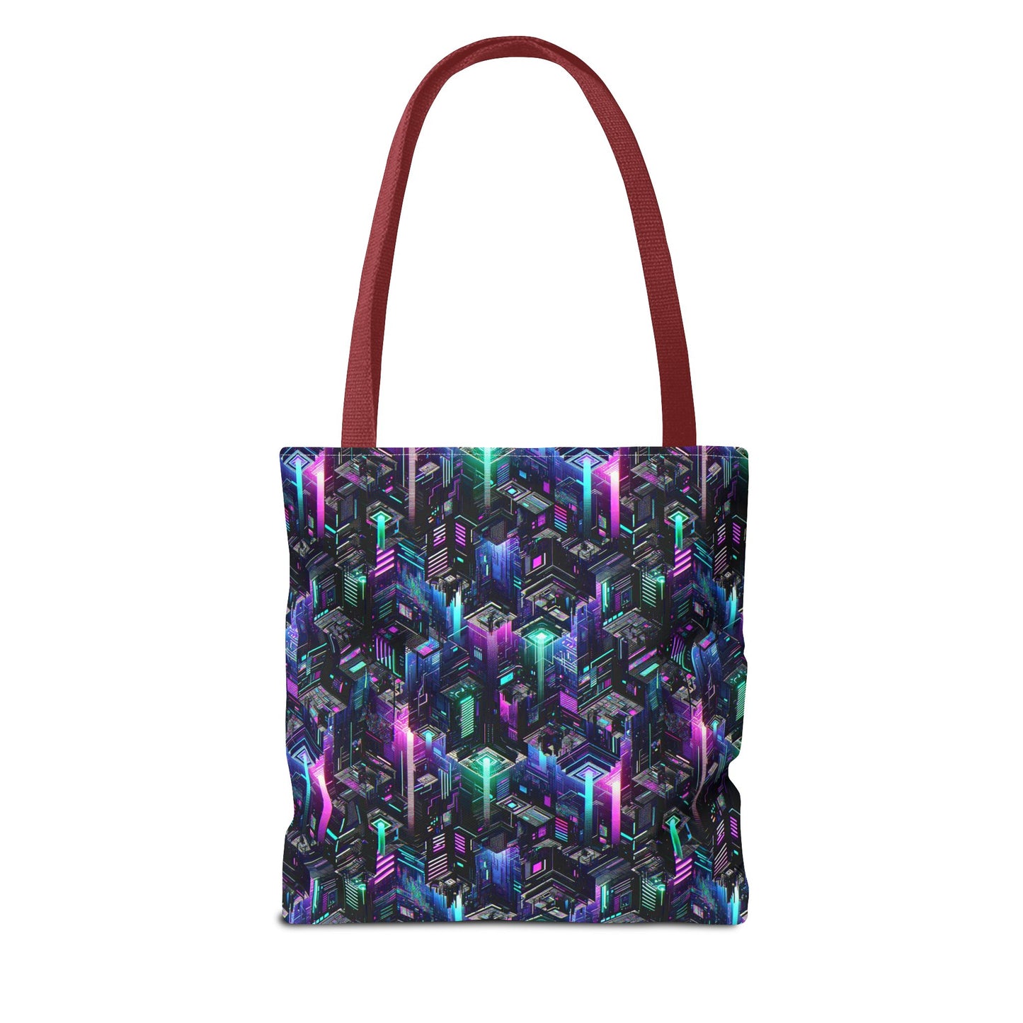 Tech Noir Graphics Futuristic Tech Aesthetics Tote Bag - 8404 Design-55