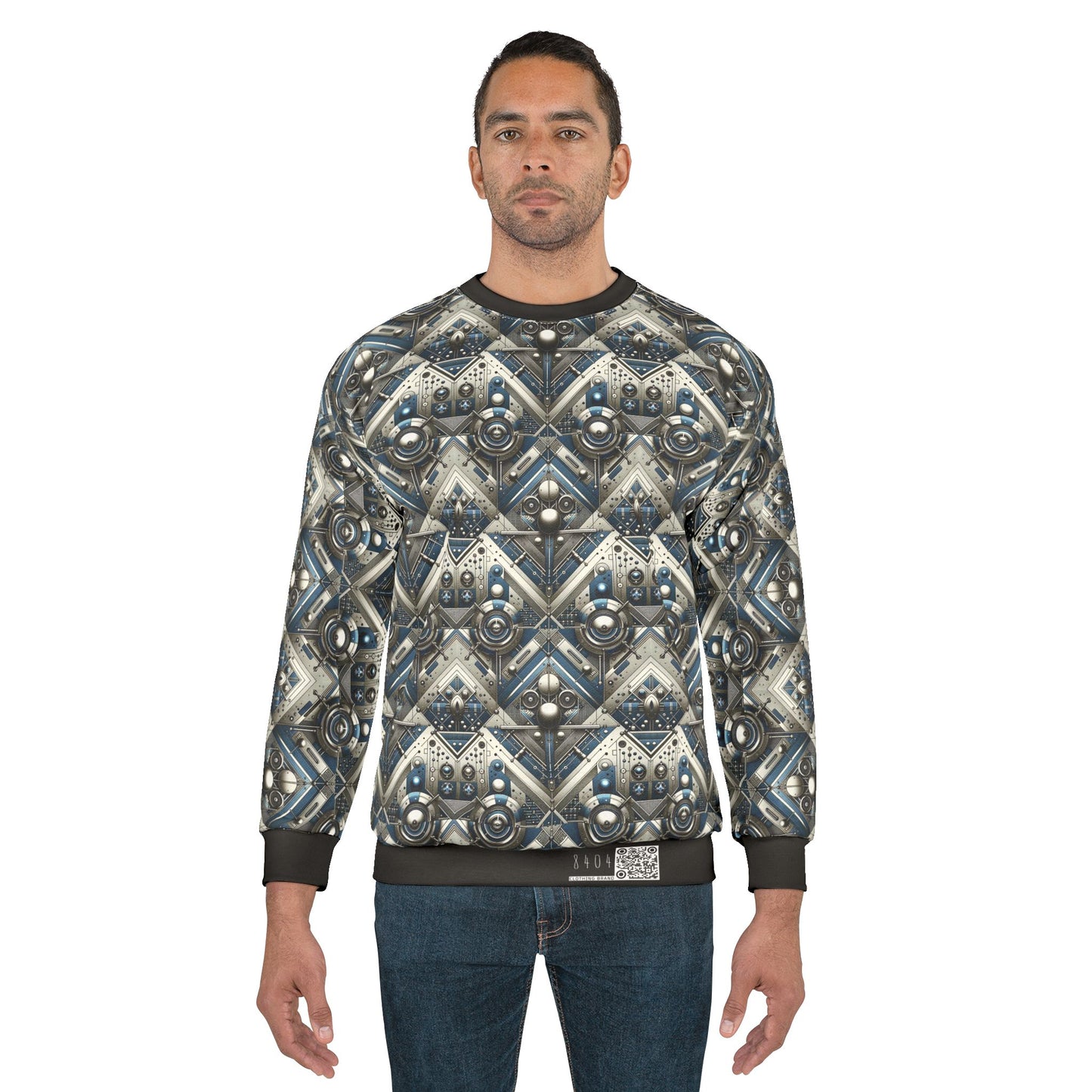 Tech Utility Fusion Tech-Forward Utility With a Futuristic Edge Sweatshirt - 8404 Design-63