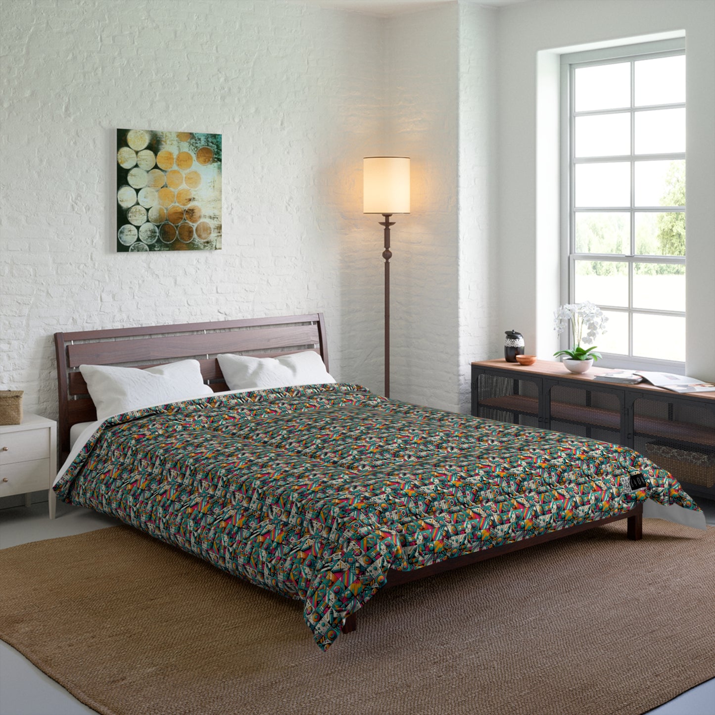 Graffiti Fusion Modern Street Art Fusion Comforter - 8404 Design-58
