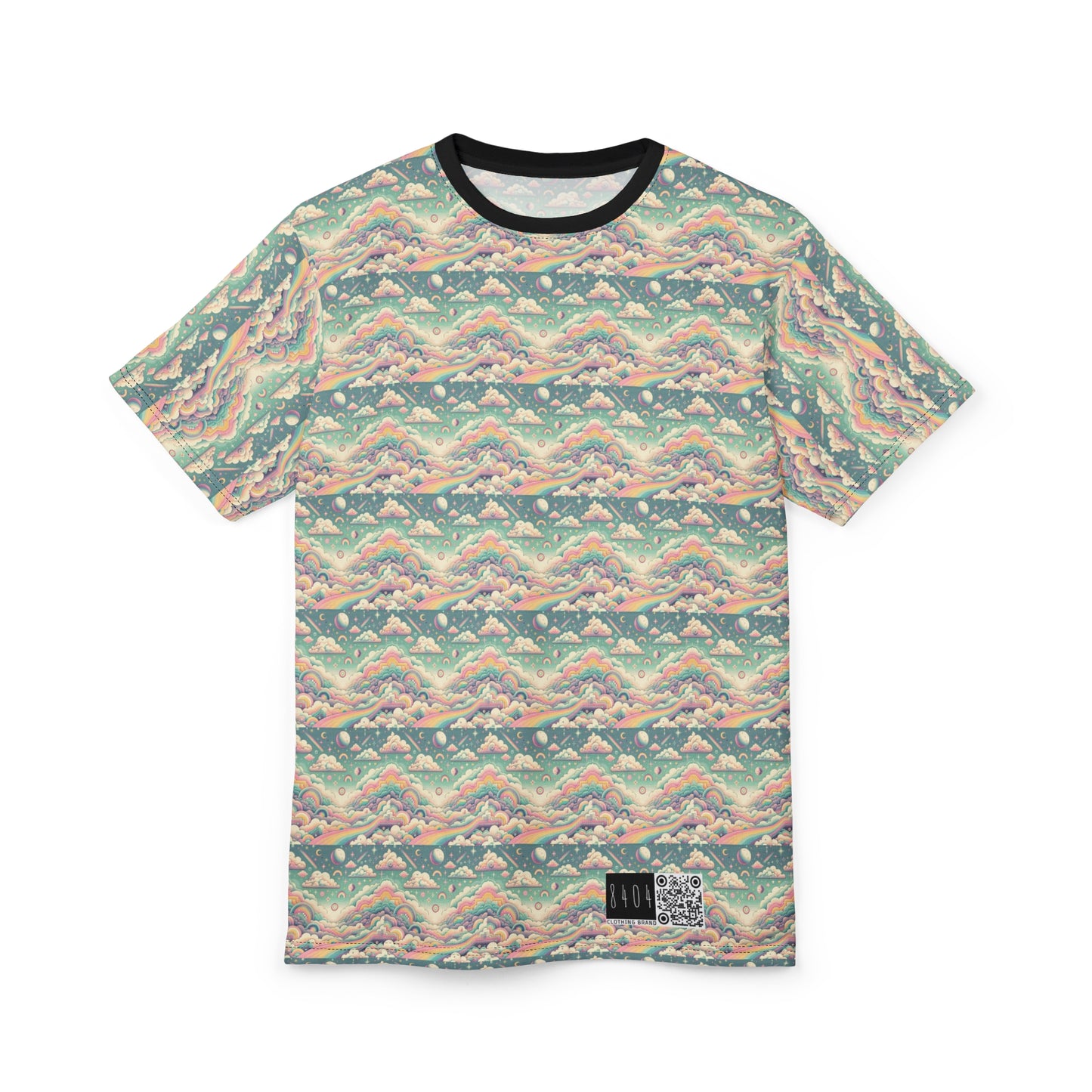 Digital Dreamland Whimsical and Nostalgic Streetwear With a Digital Twist Unisex Cut & Sew Tee - 8404 Design-65
